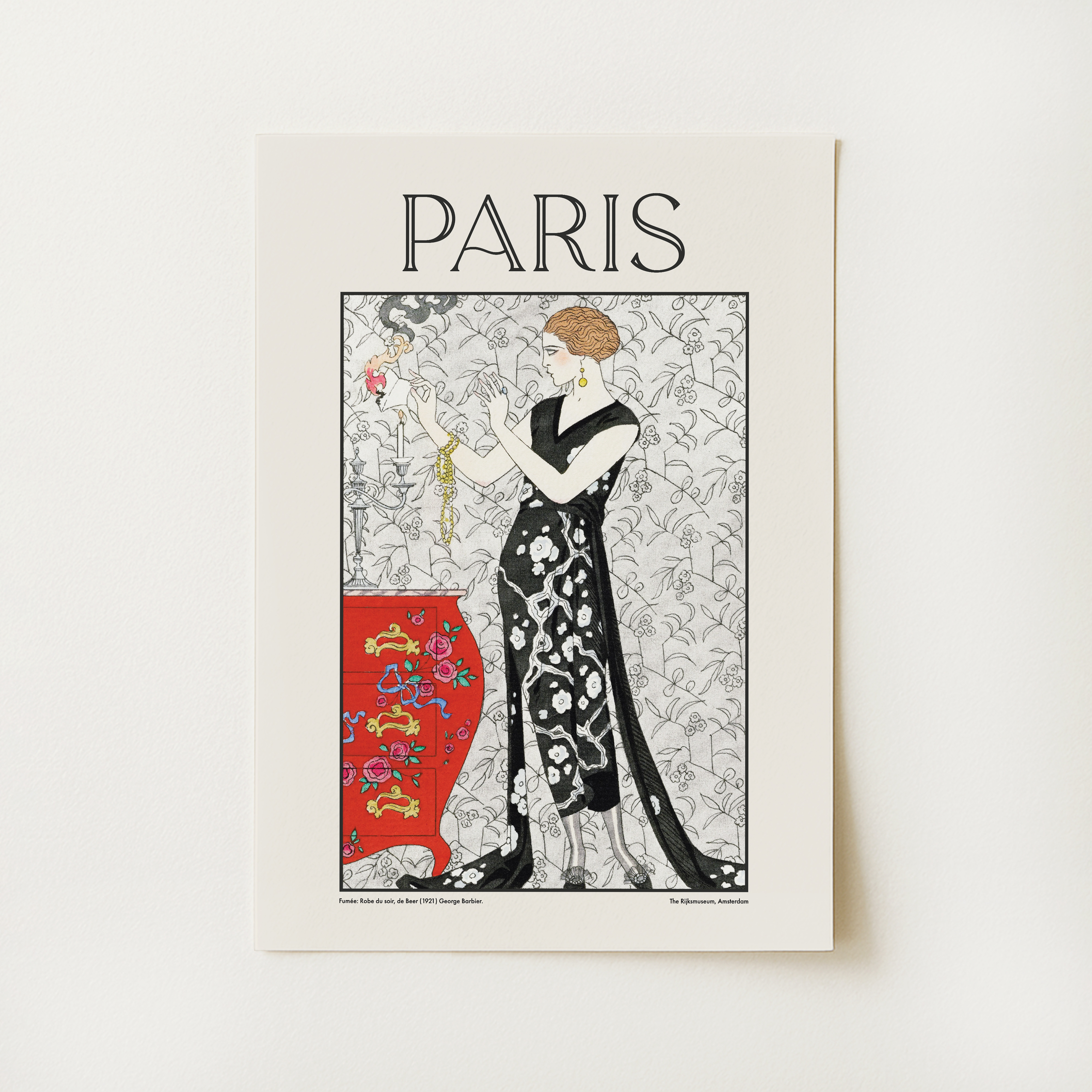 French Fashion 1920s Print