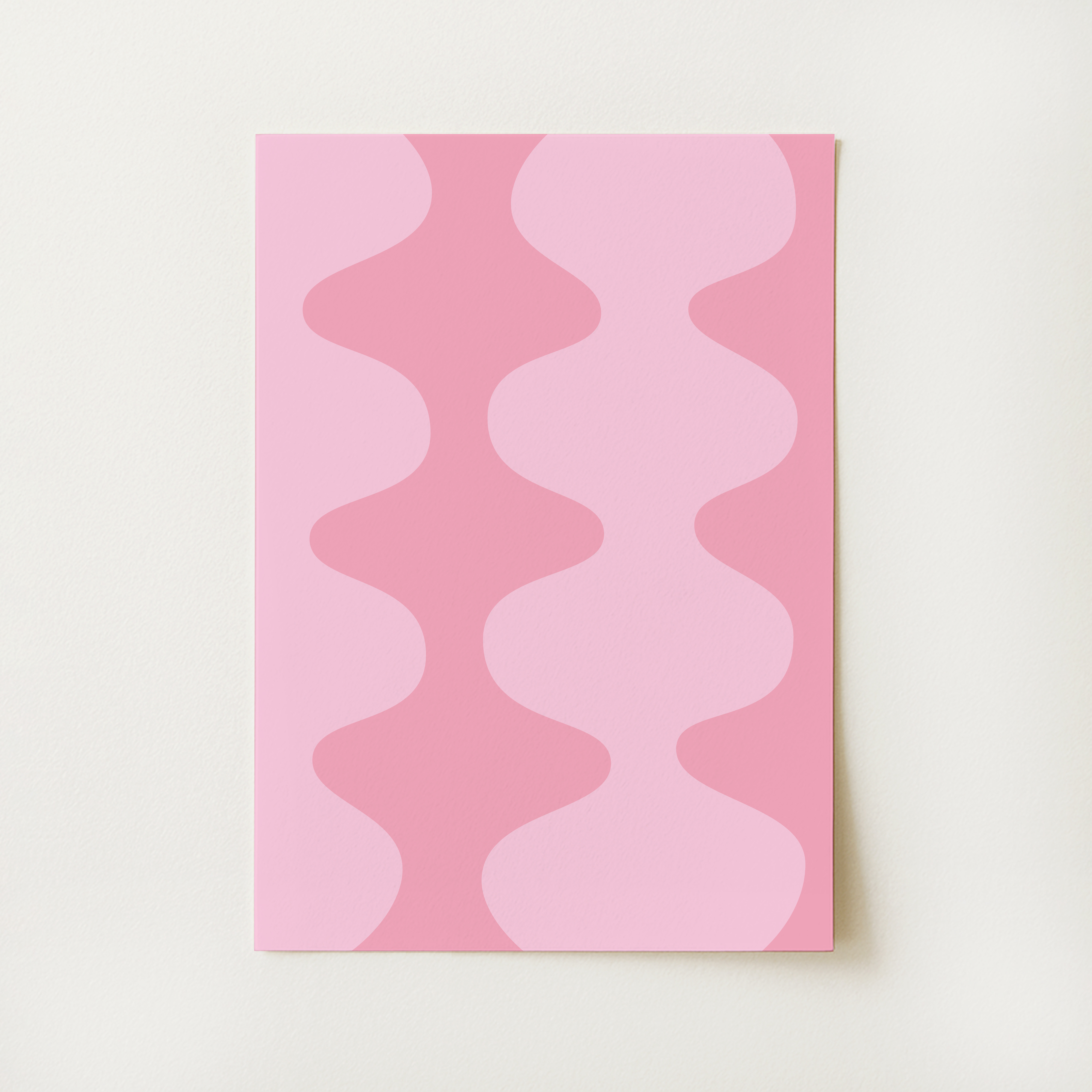 Pink Abstract Print