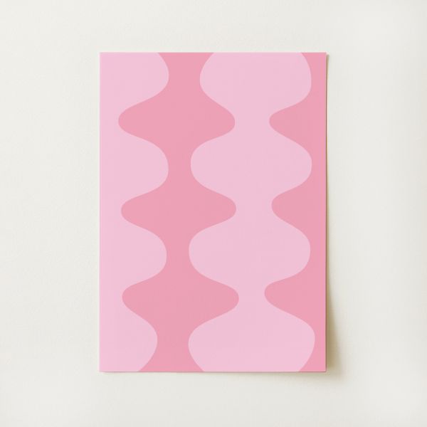 Pink Abstract Print