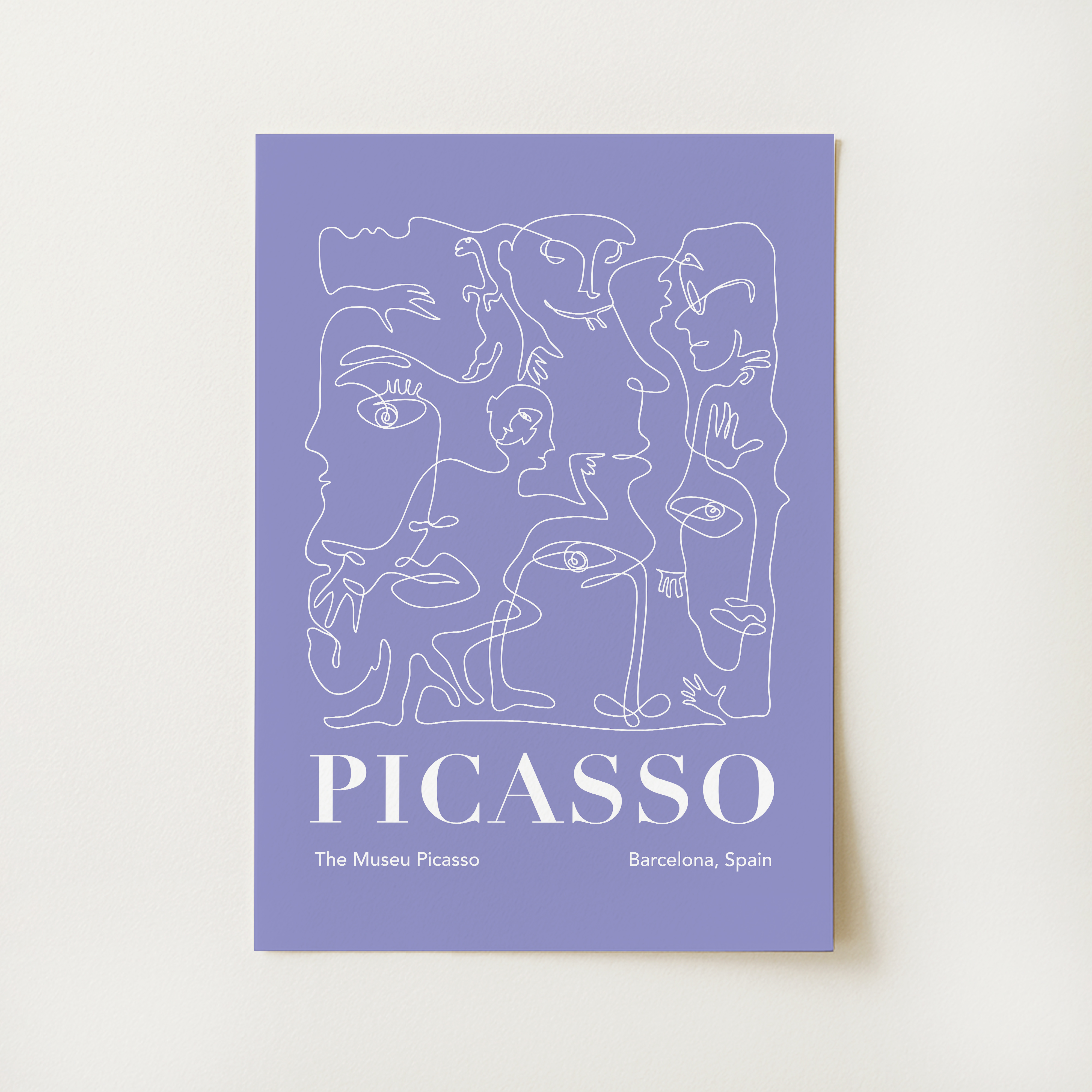 Picasso Line Drawing Print