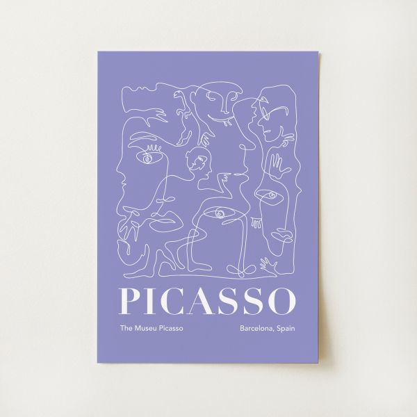 Picasso Line Drawing Print