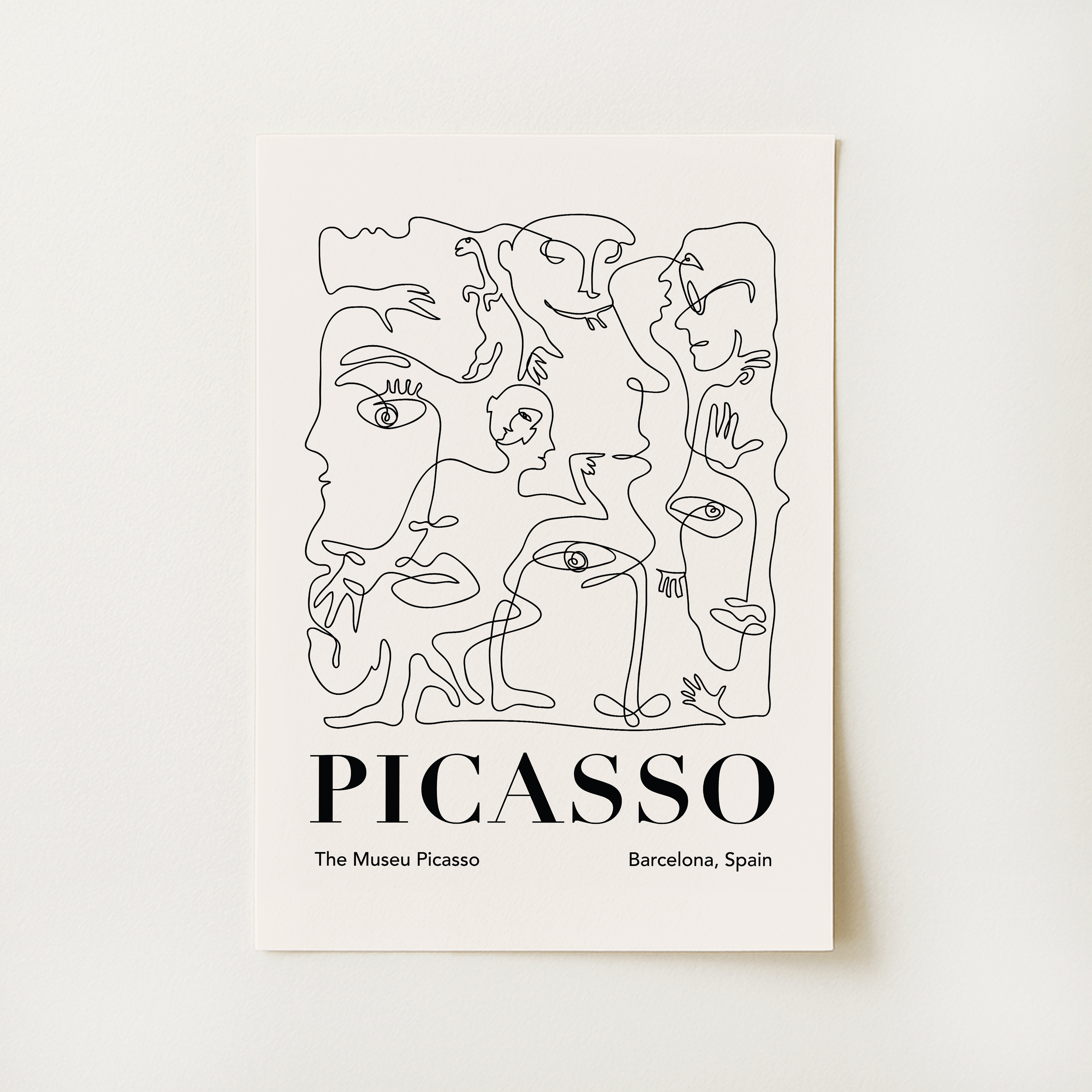 Picasso Line Drawing Print
