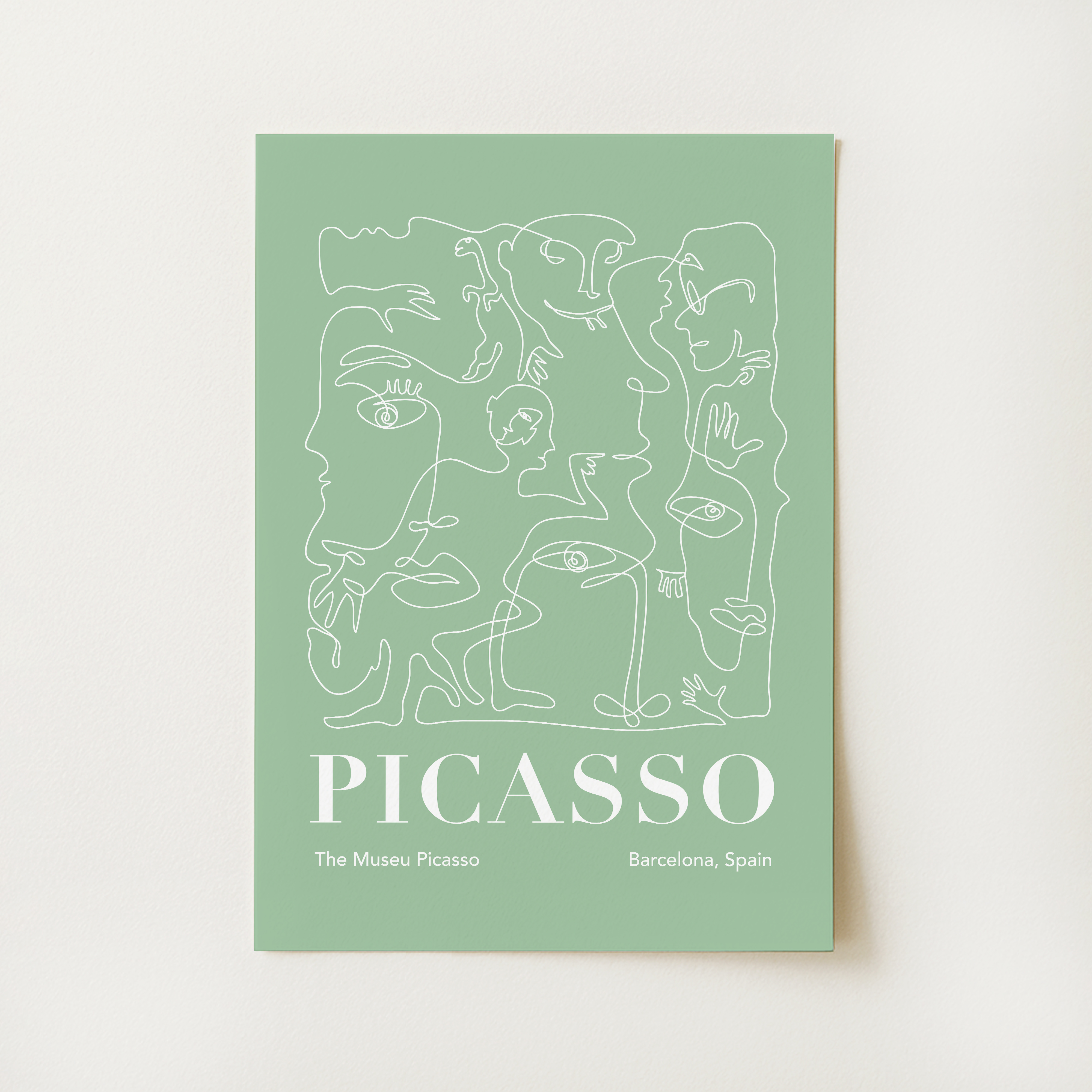 Picasso Line Drawing Print