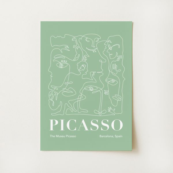 Picasso Line Drawing Print