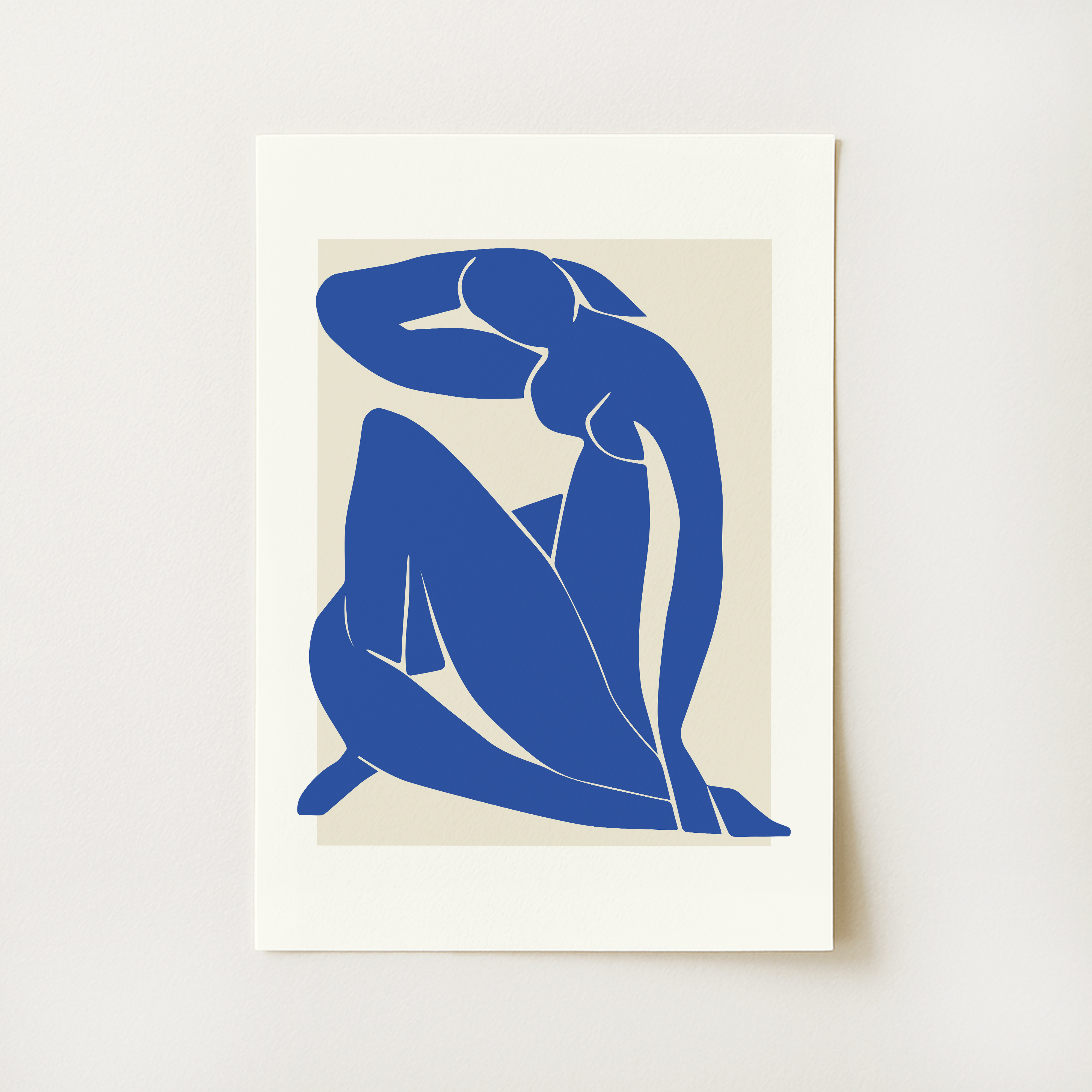 Matisse Exhibition Poster Blue Nude Print
