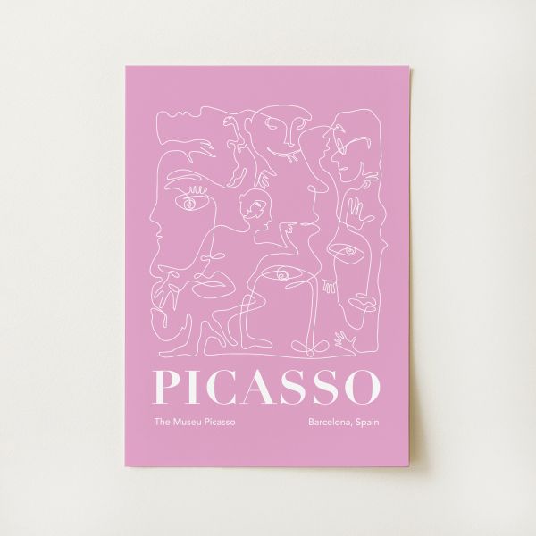 Picasso Line Drawing Print