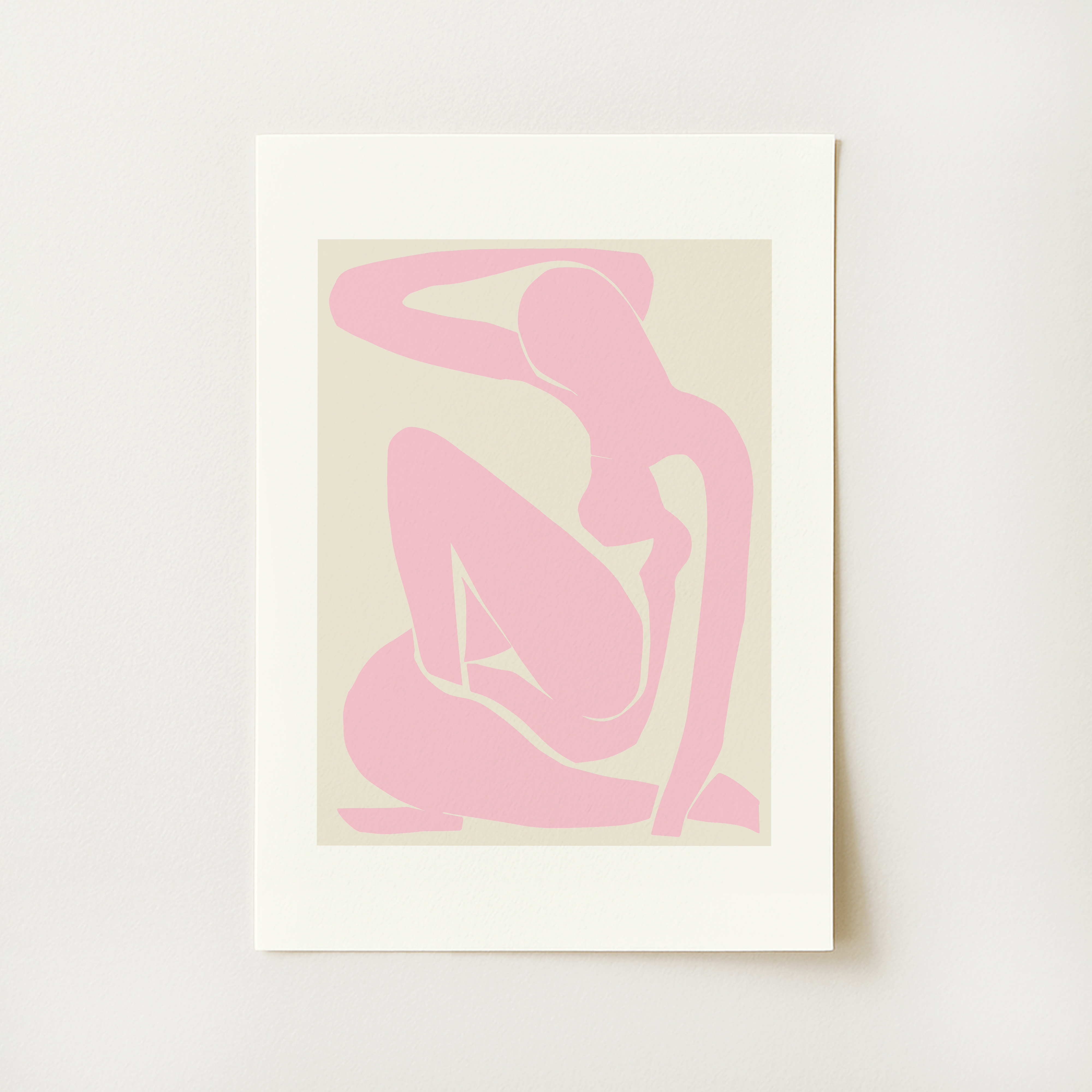 Matisse Exhibition Pink Nude Print