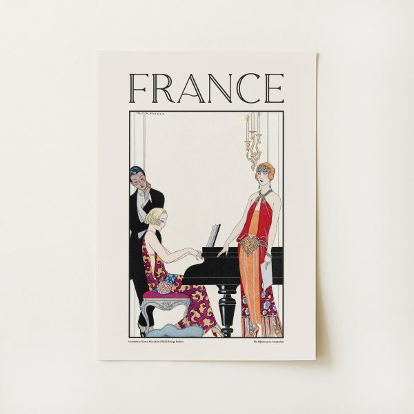 French Fashion 1920s Print