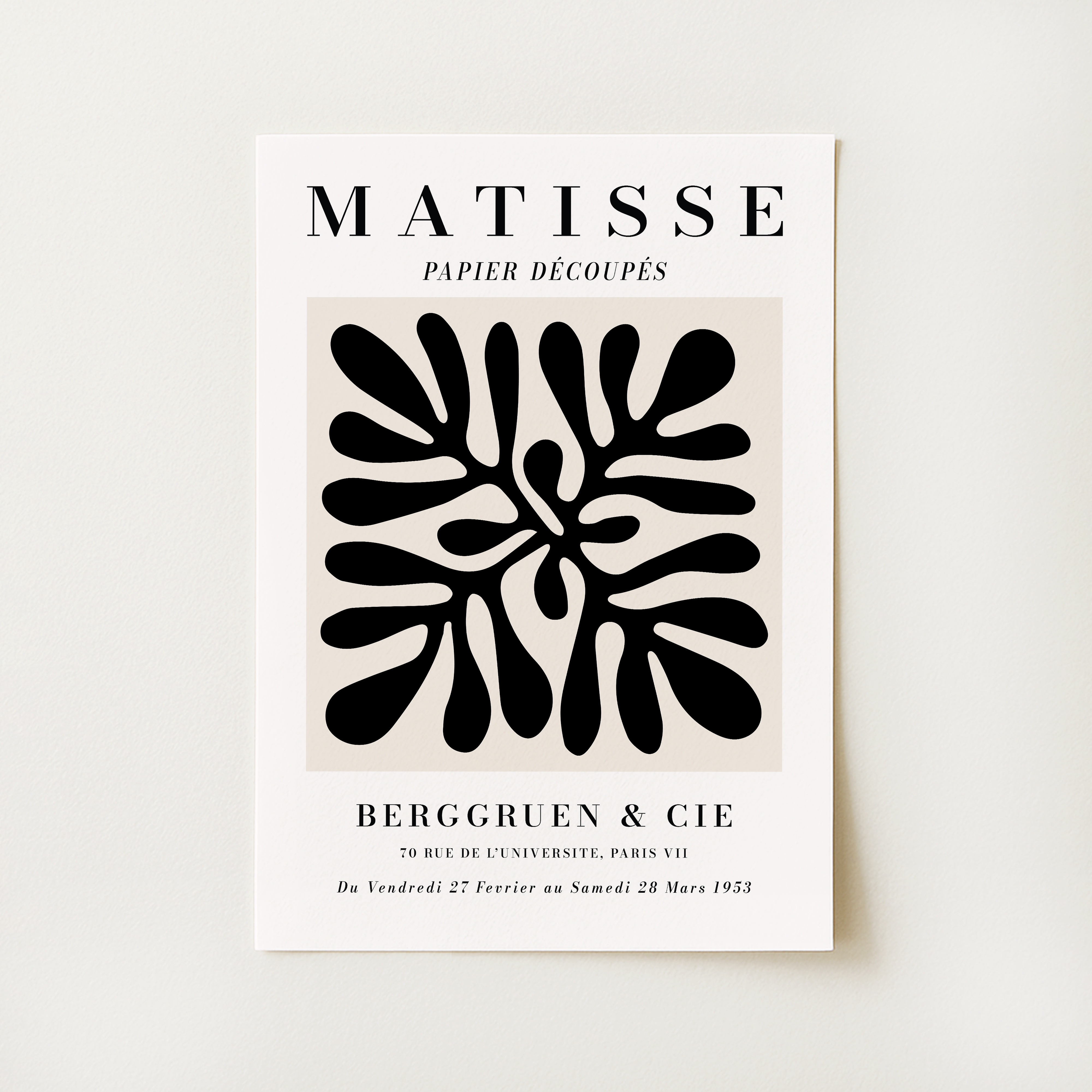 Matisse Exhibition Print