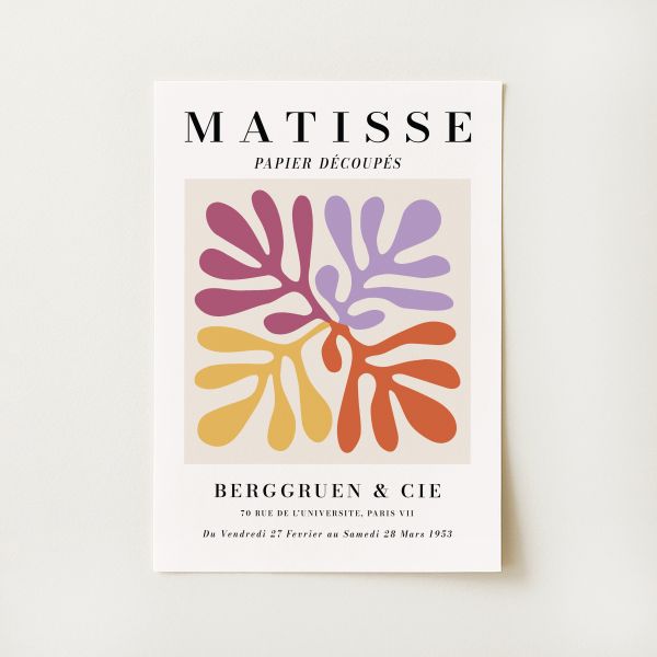Matisse Exhibition Poster Print