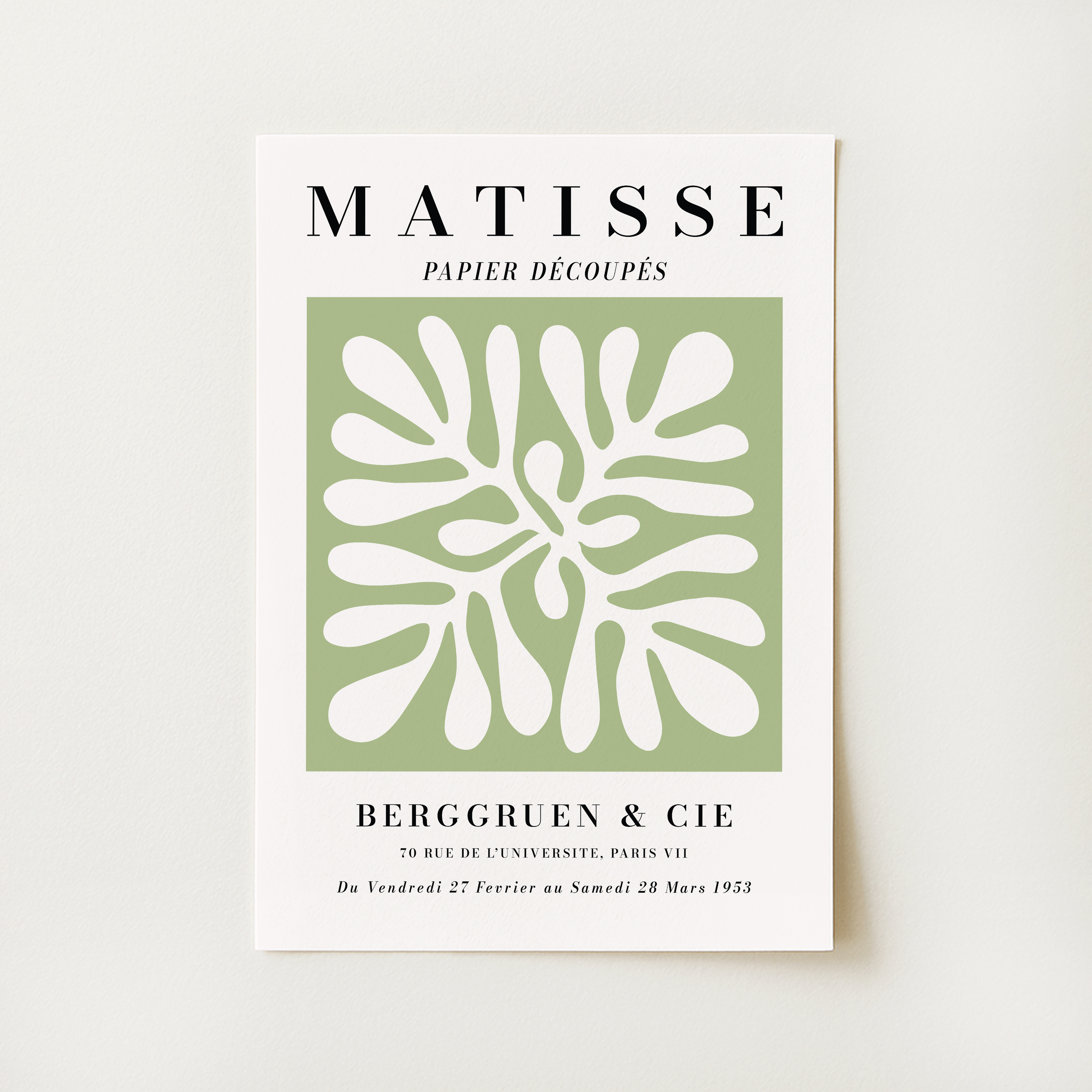 Matisse Exhibition Print
