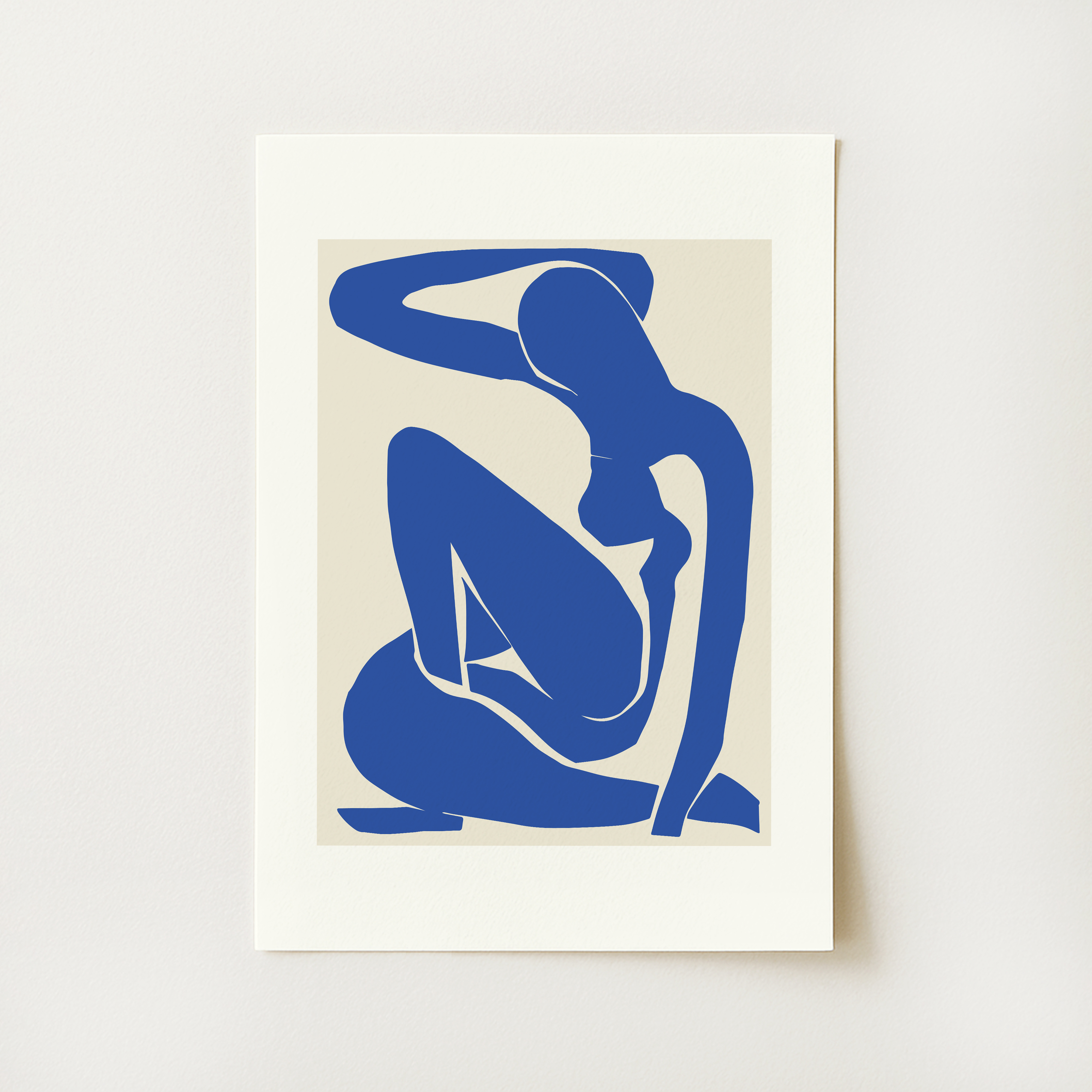 Matisse Exhibition Poster Blue Nude Print