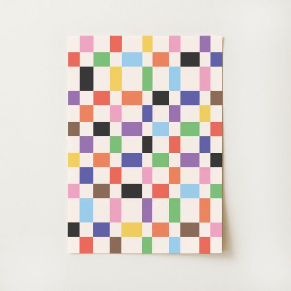 Rainbow Abstract Print