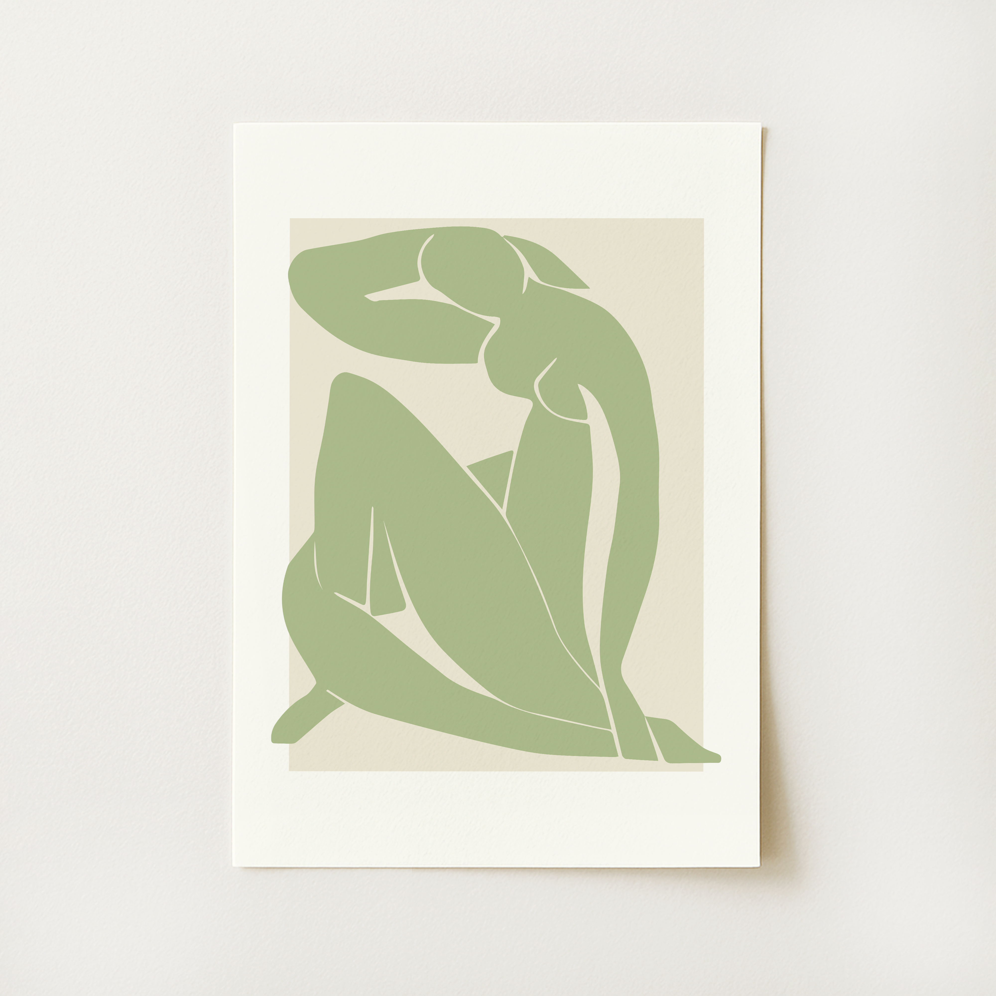 Matisse Exhibition Green Nude Print