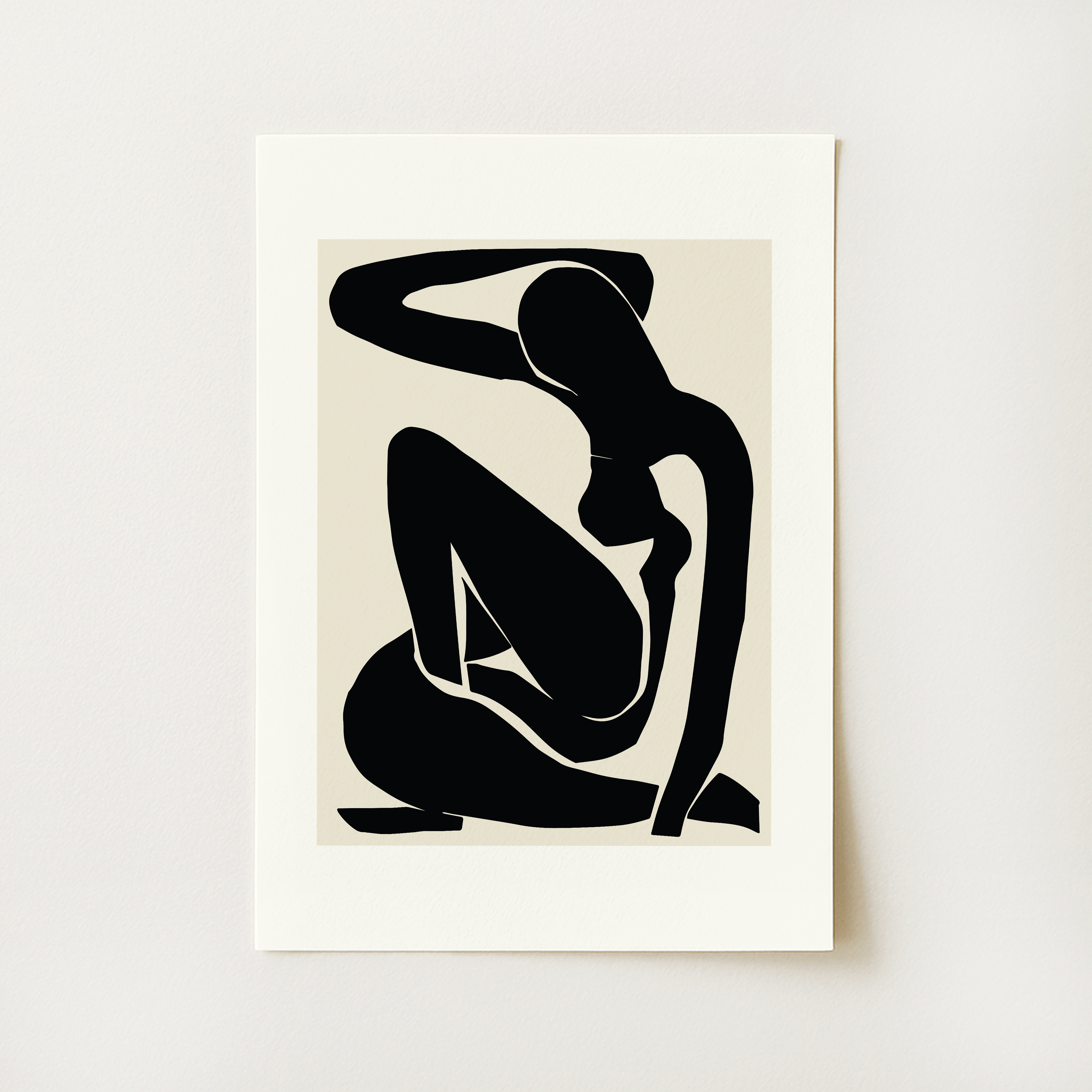 Matisse Exhibition Black Nude Print