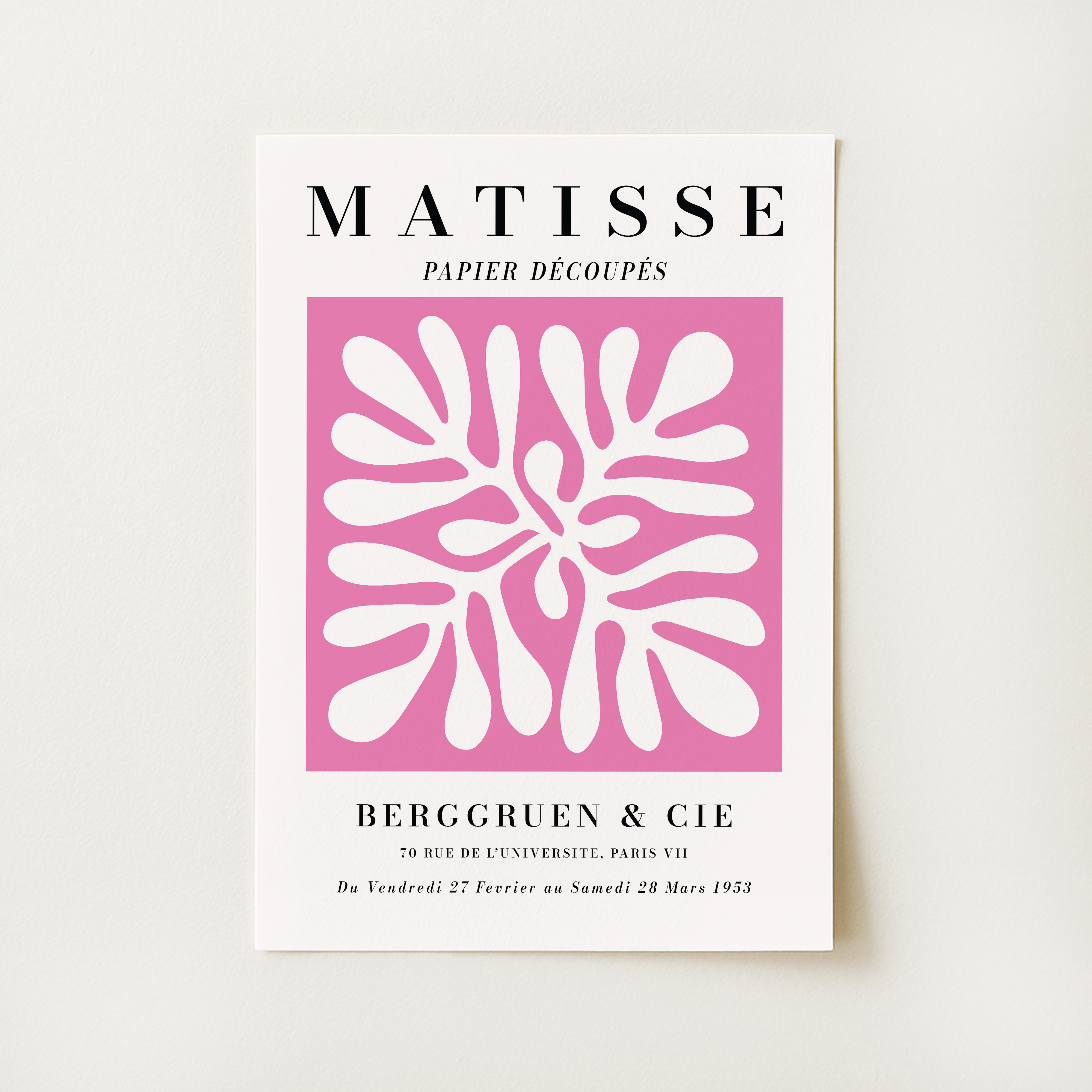 Matisse Exhibition Print