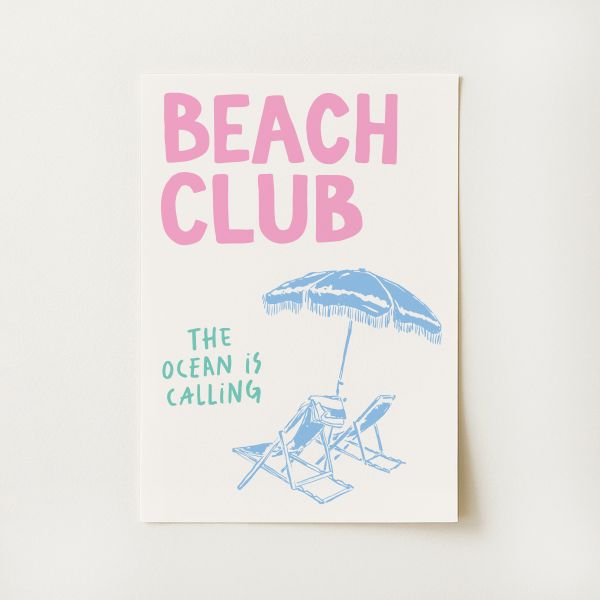 Beach Club Print