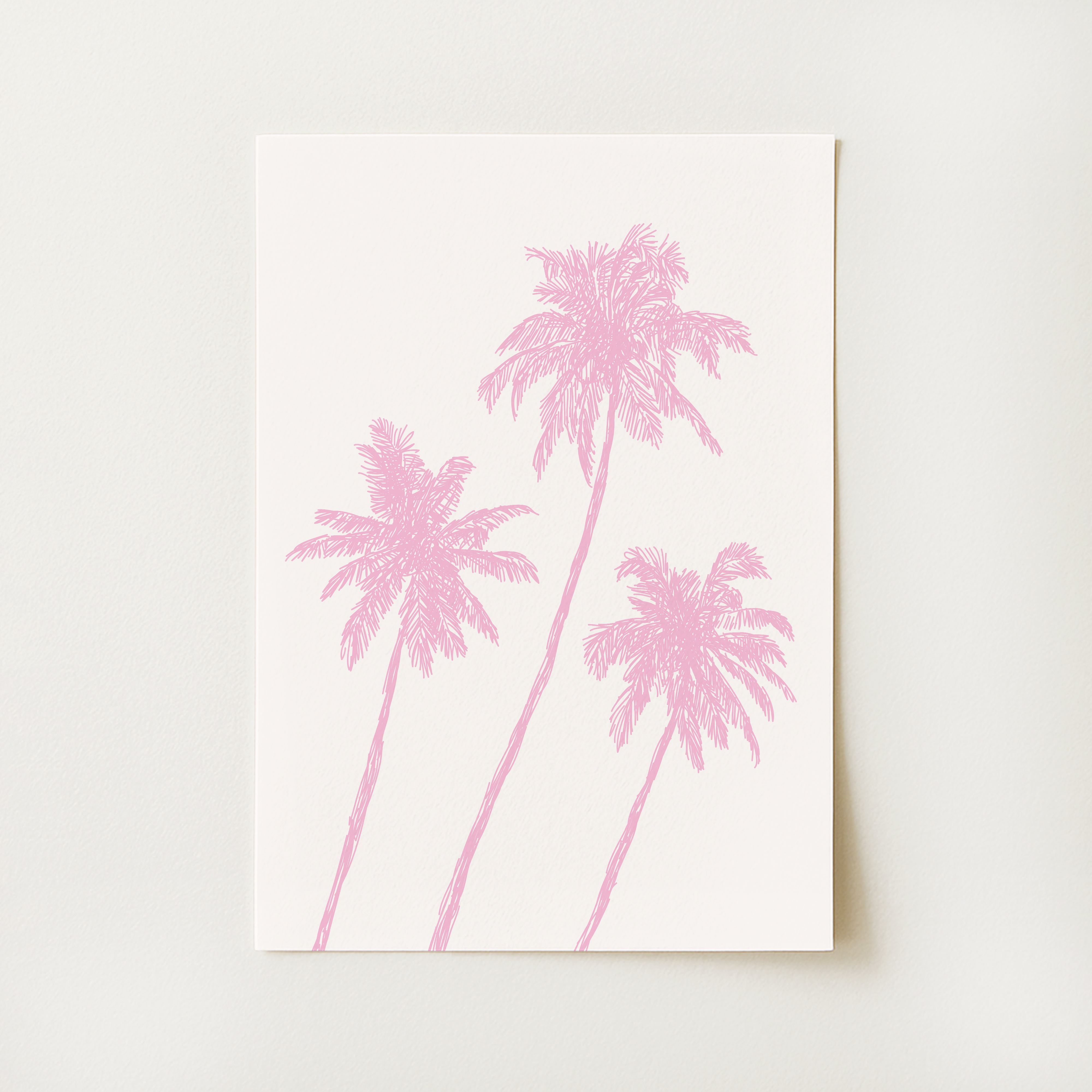 Palm Trees Sketch Print