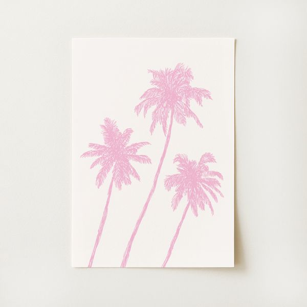 Palm Trees Sketch Print