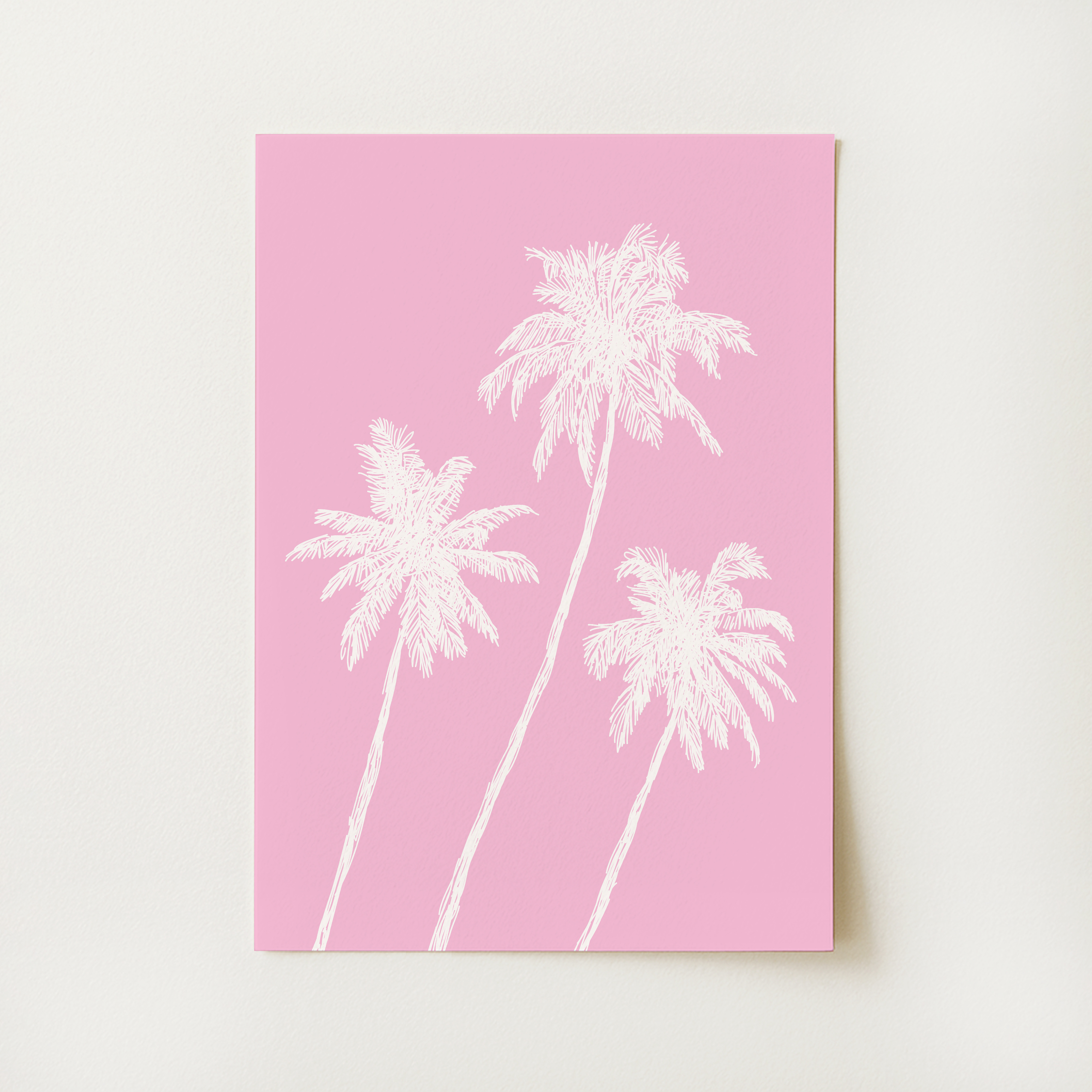 Palm Trees Sketch Print