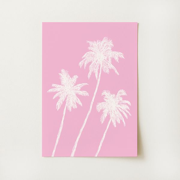 Palm Trees Sketch Print