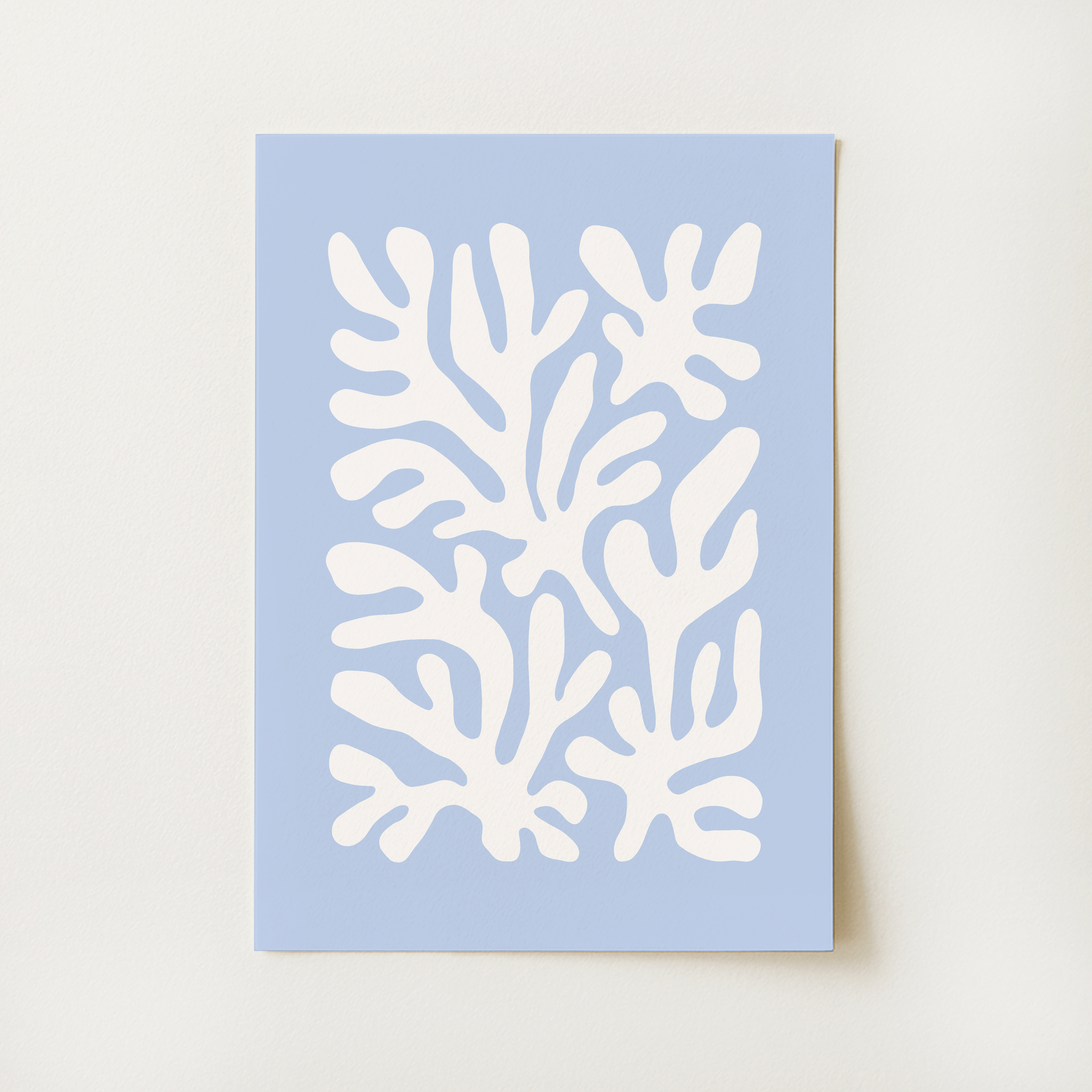 Coral Seaweed Print