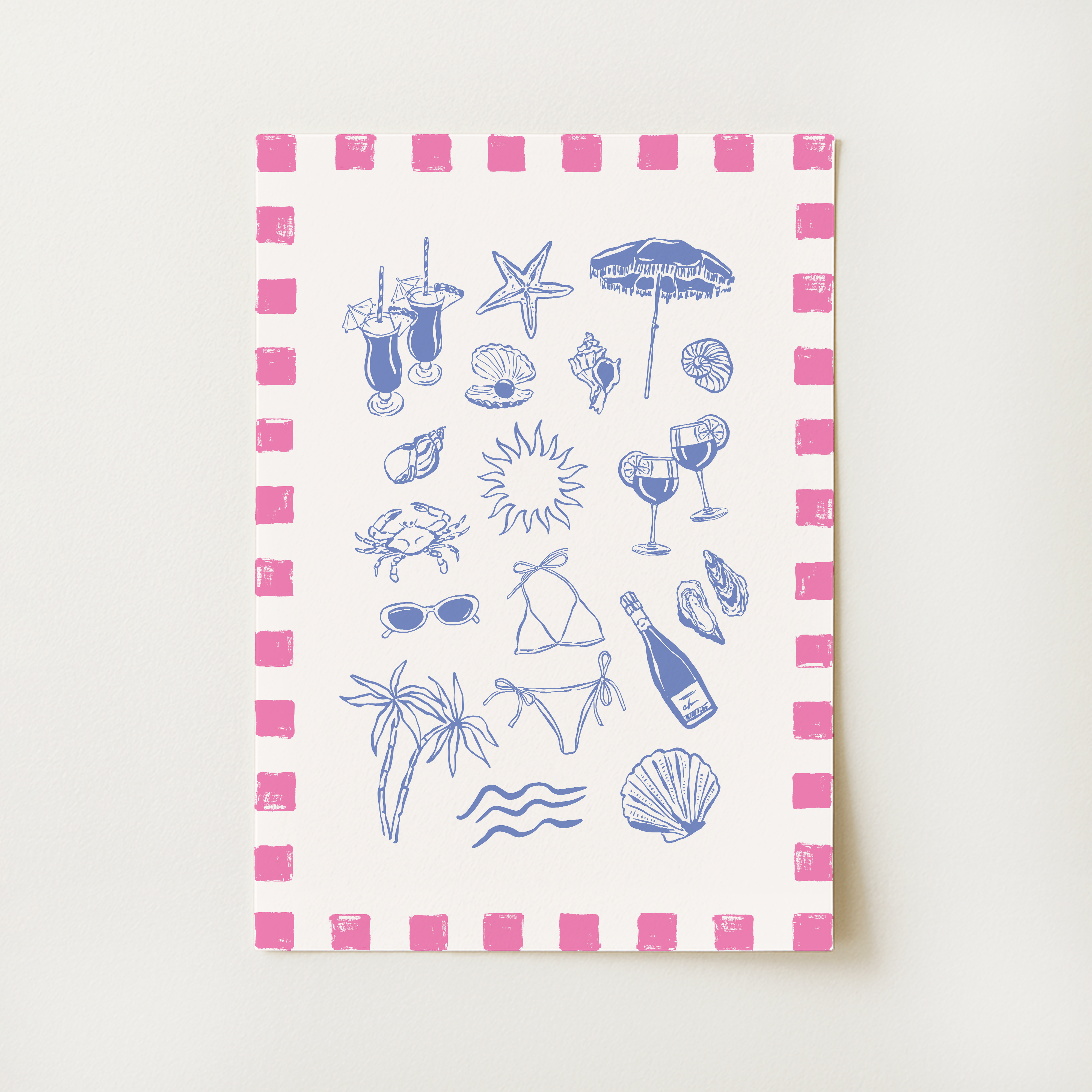 Beach Things Print