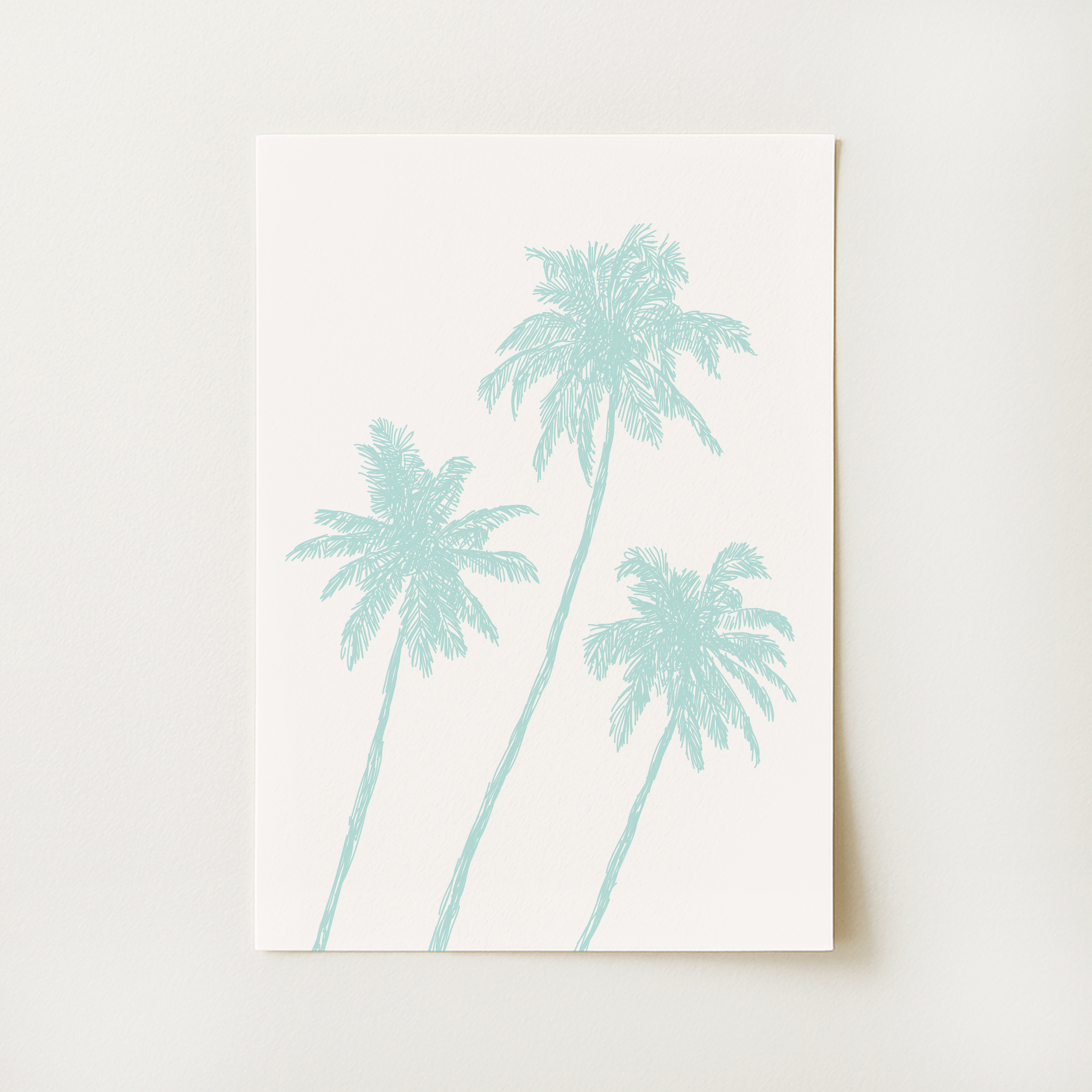 Palm Trees Sketch Print