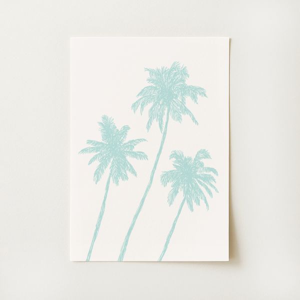 Palm Trees Sketch Print