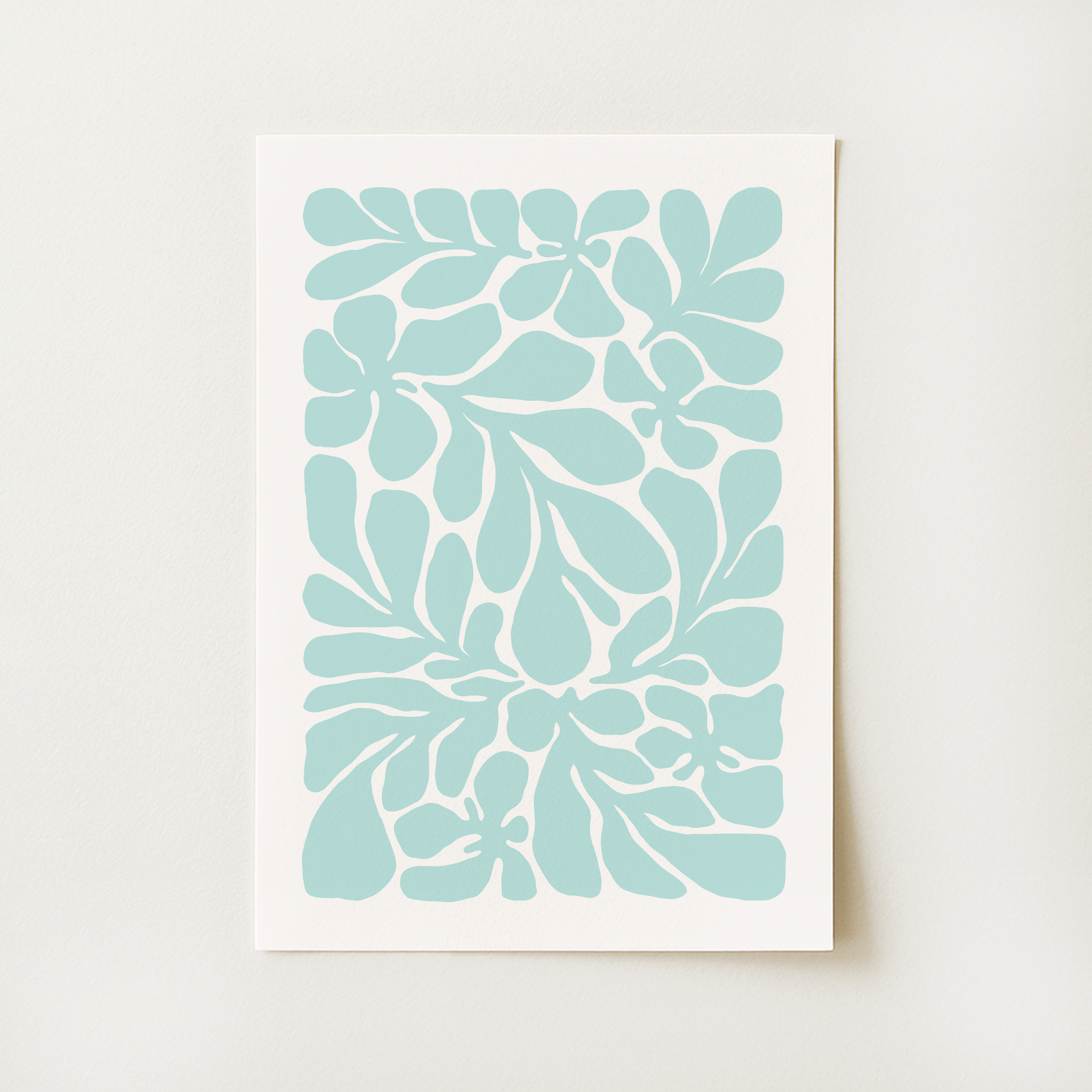 Coral Seaweed Print