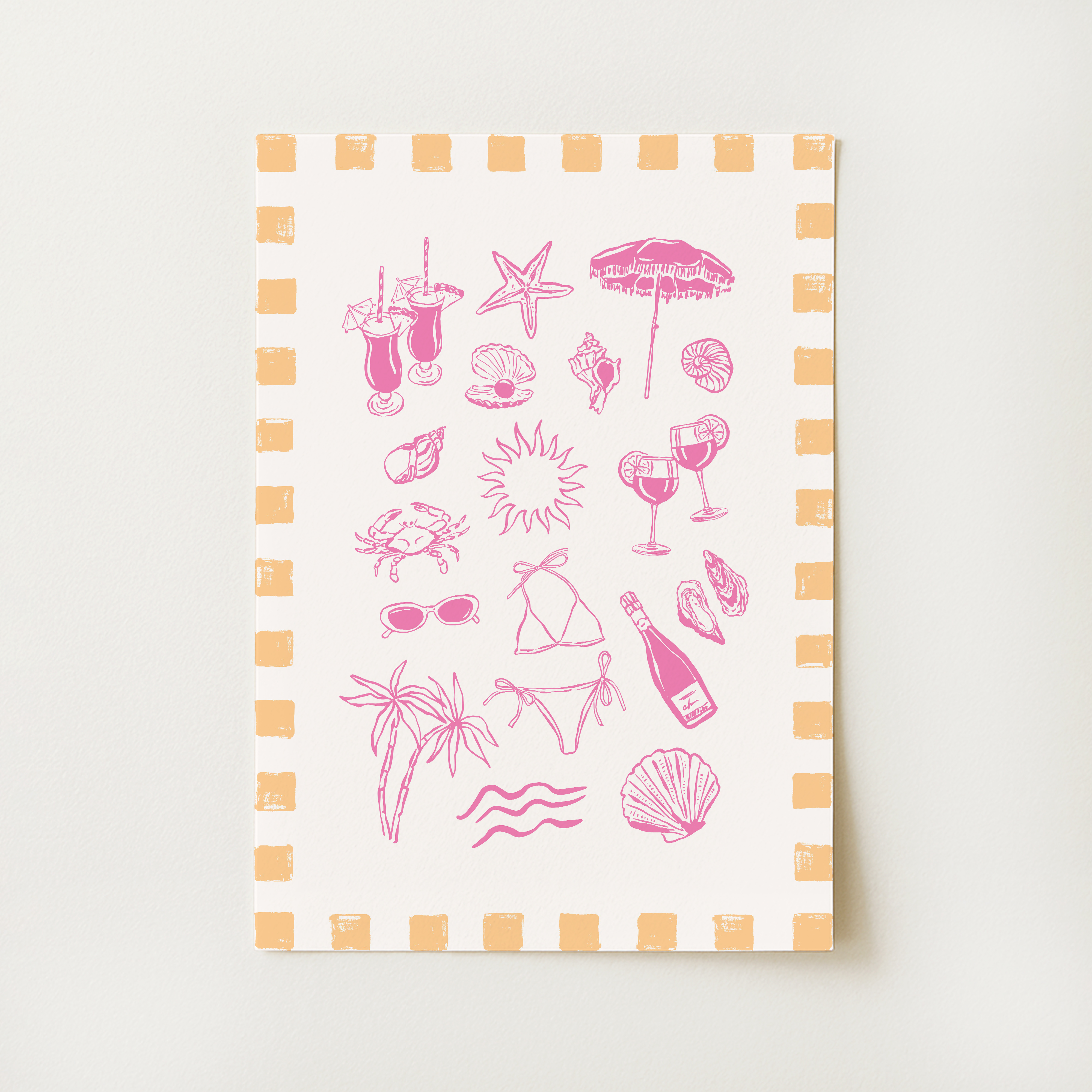 Beach Things Print