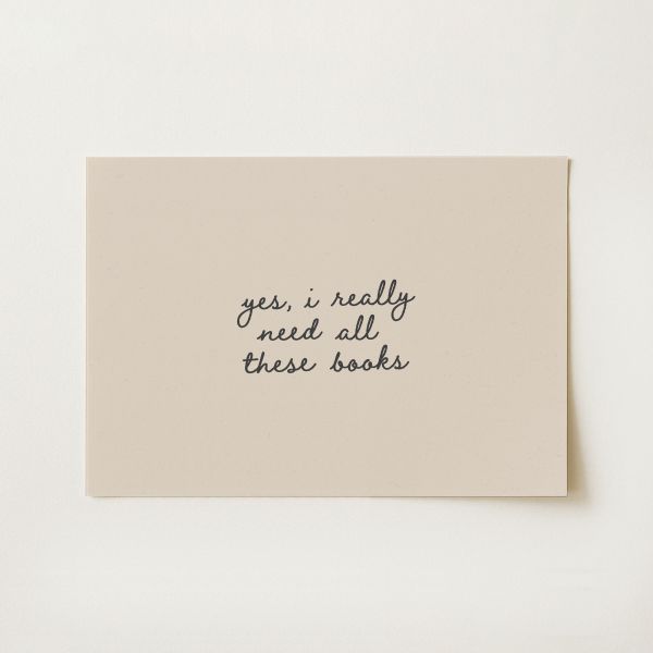 Book Lover Print