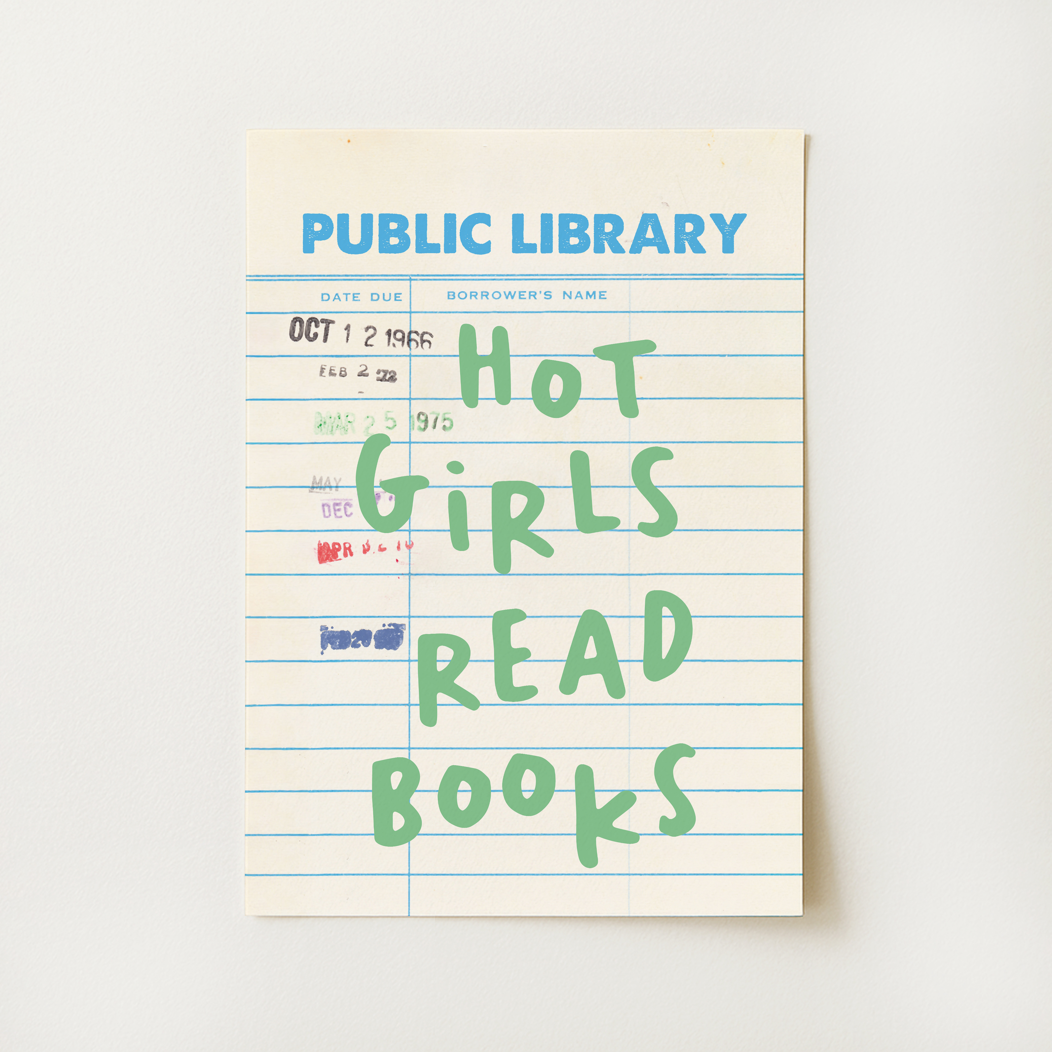 Hot Girls Read Books Print
