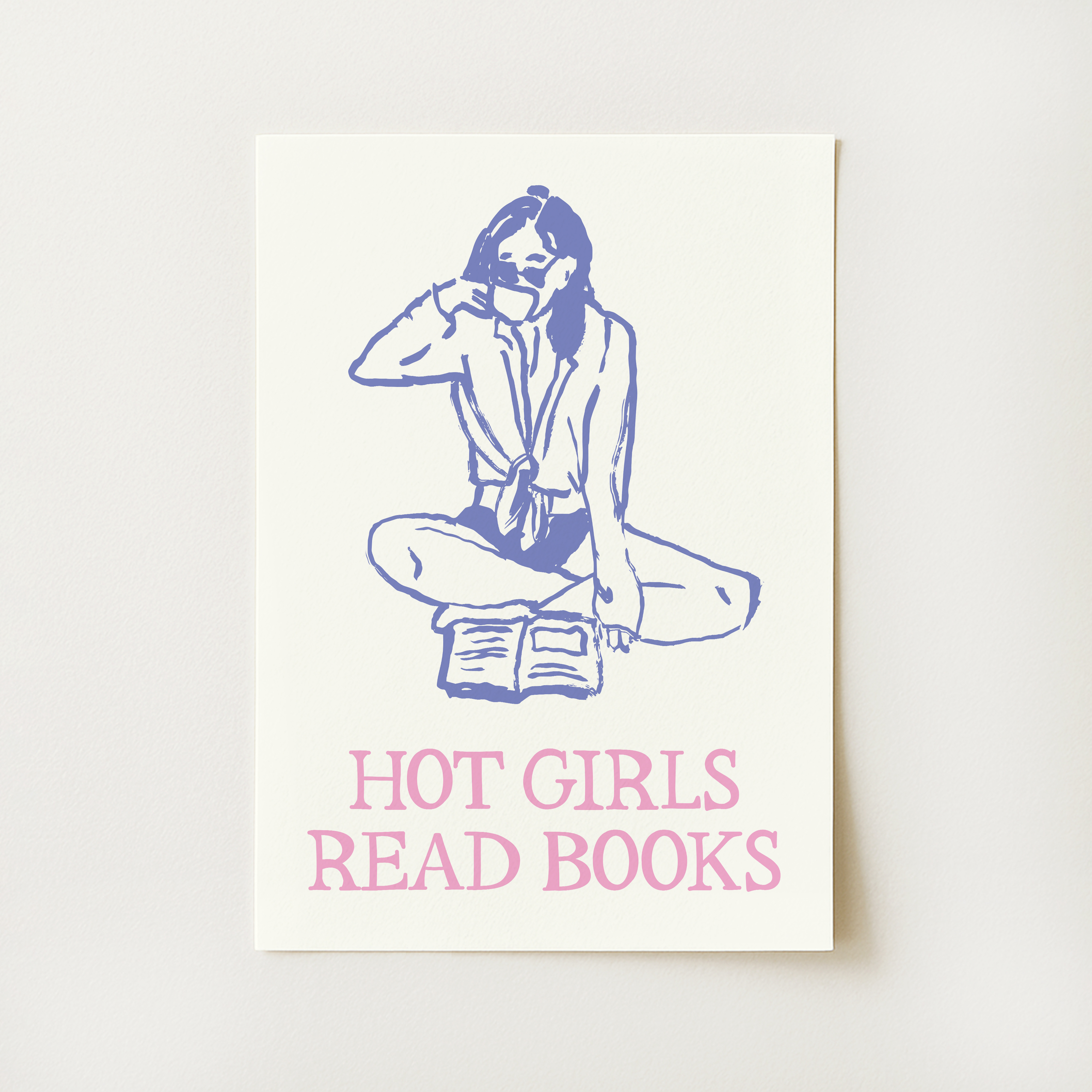 Hot Girls Read Books Print