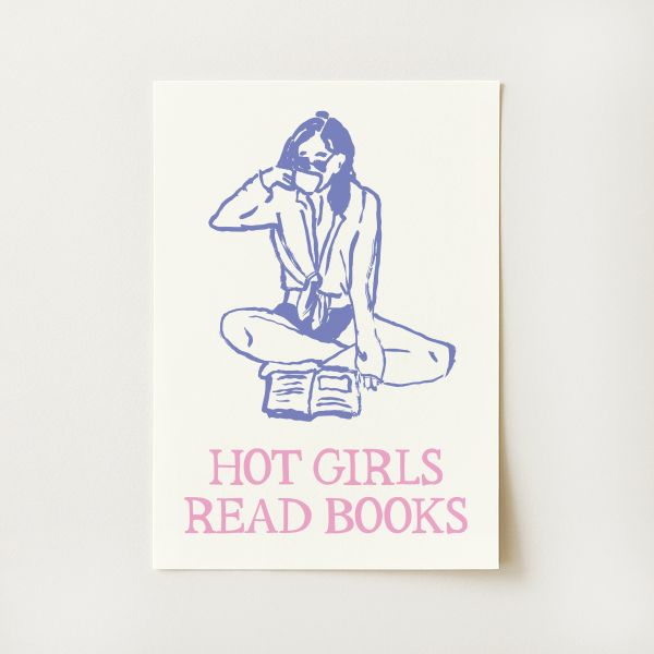 Hot Girls Read Books Print