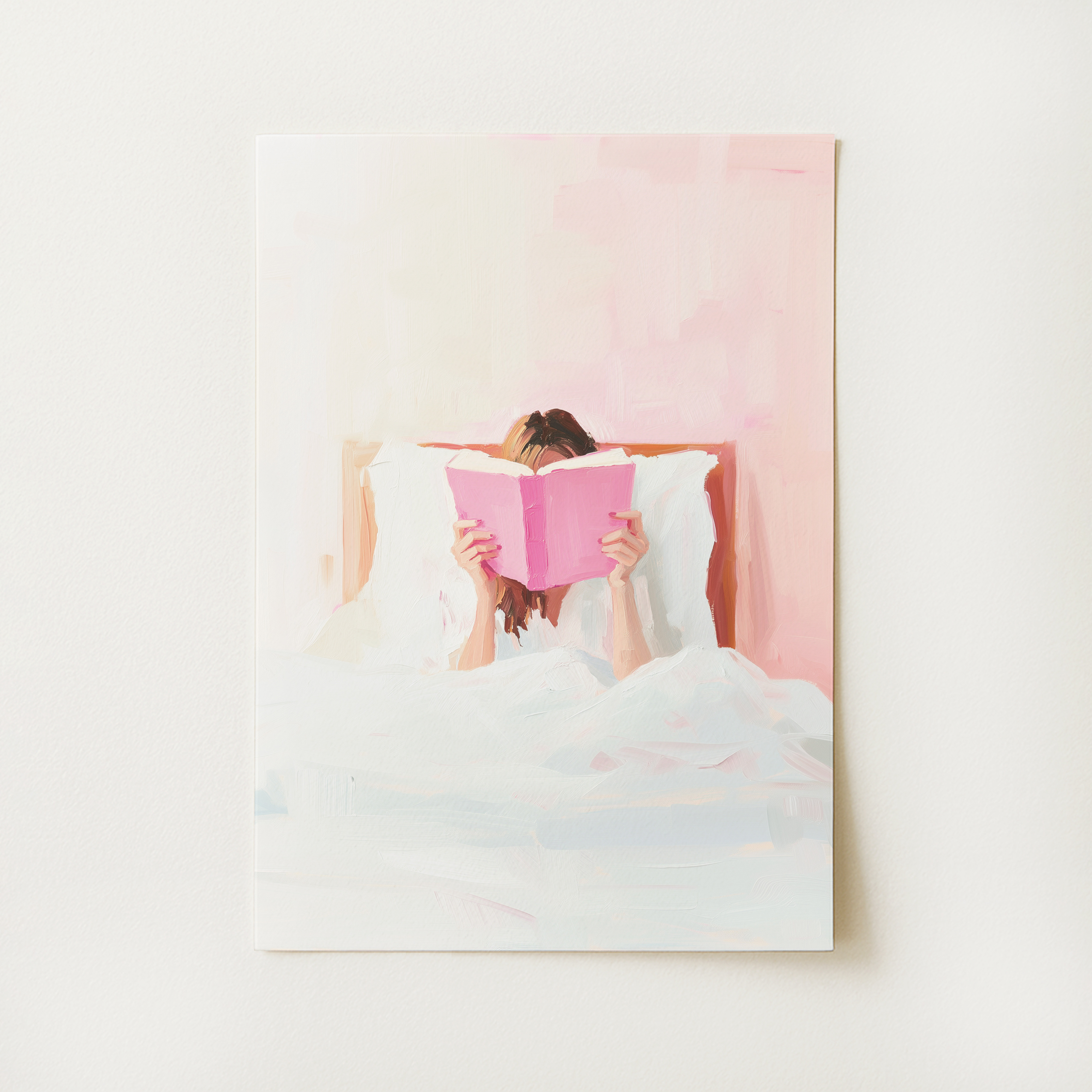 Reading In Bed Print