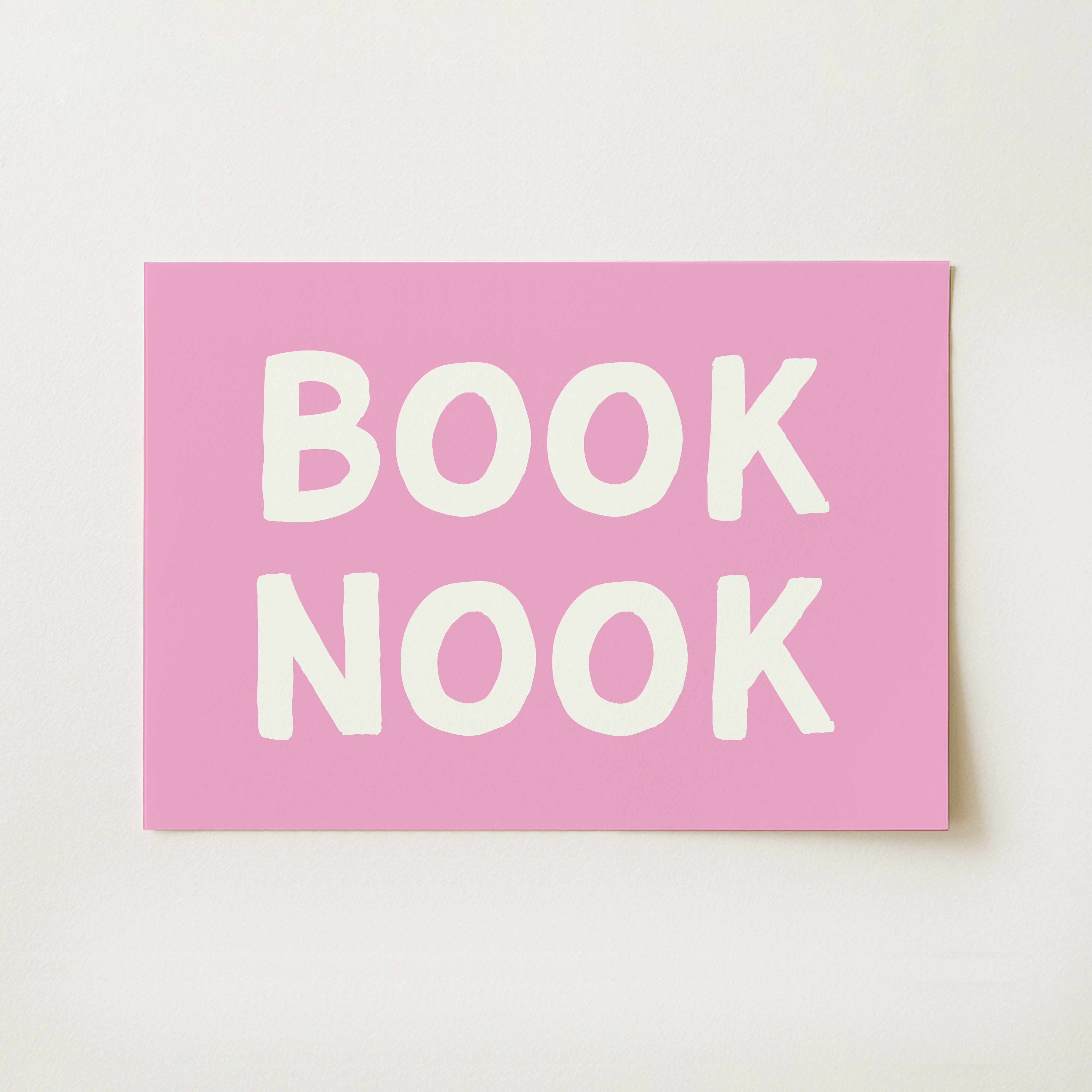 Book Nook Print
