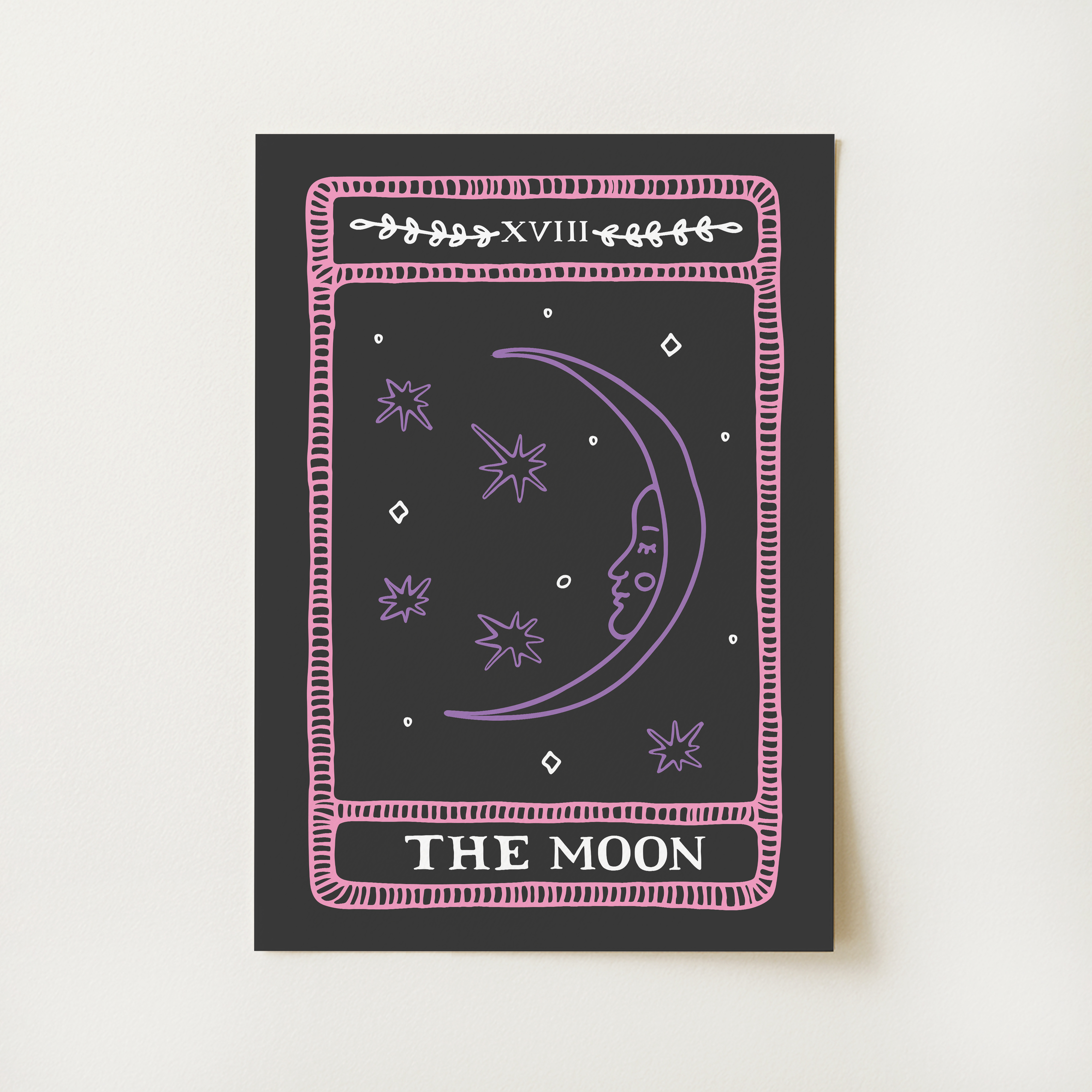 The Moon Tarot Card Print
