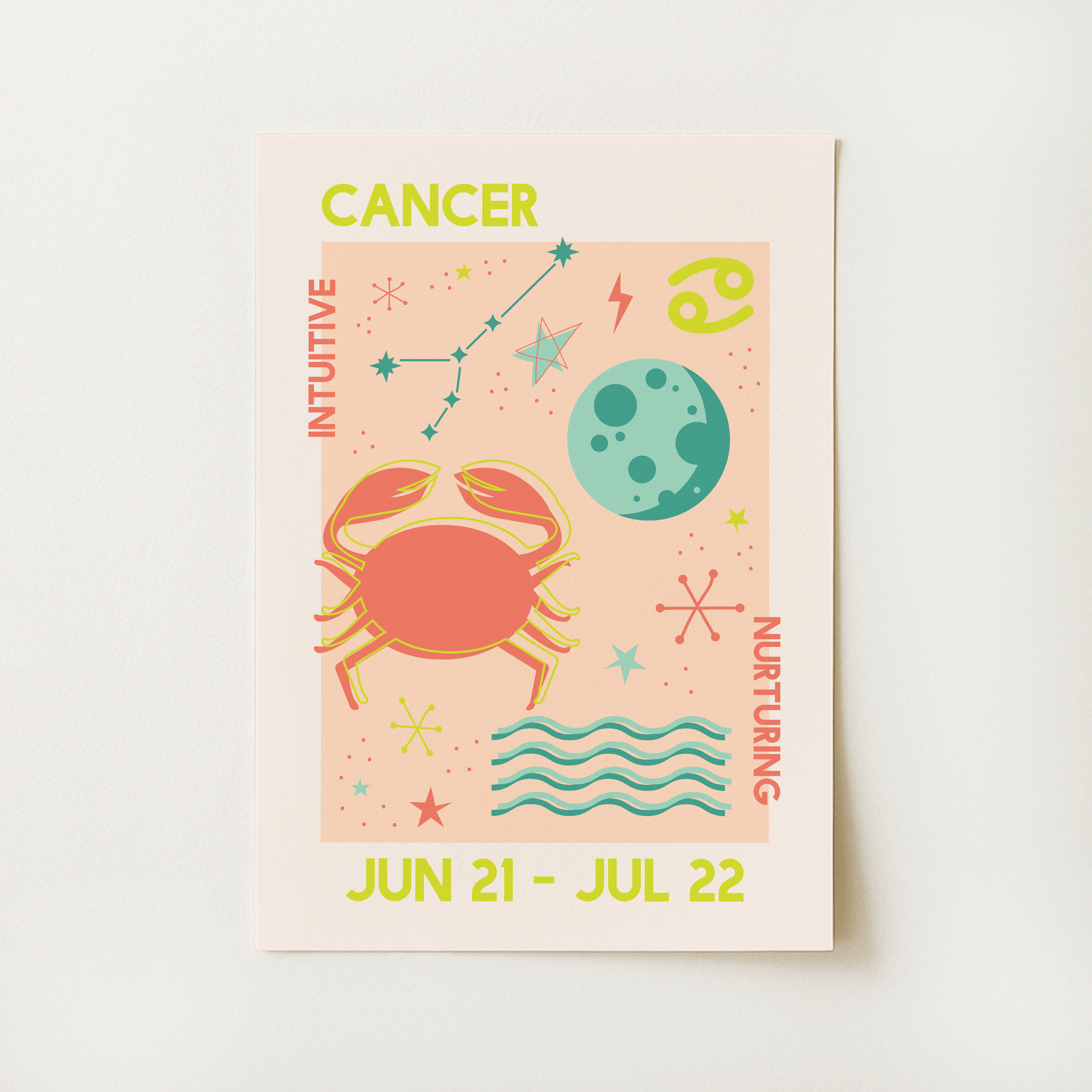 Cancer Zodiac Print