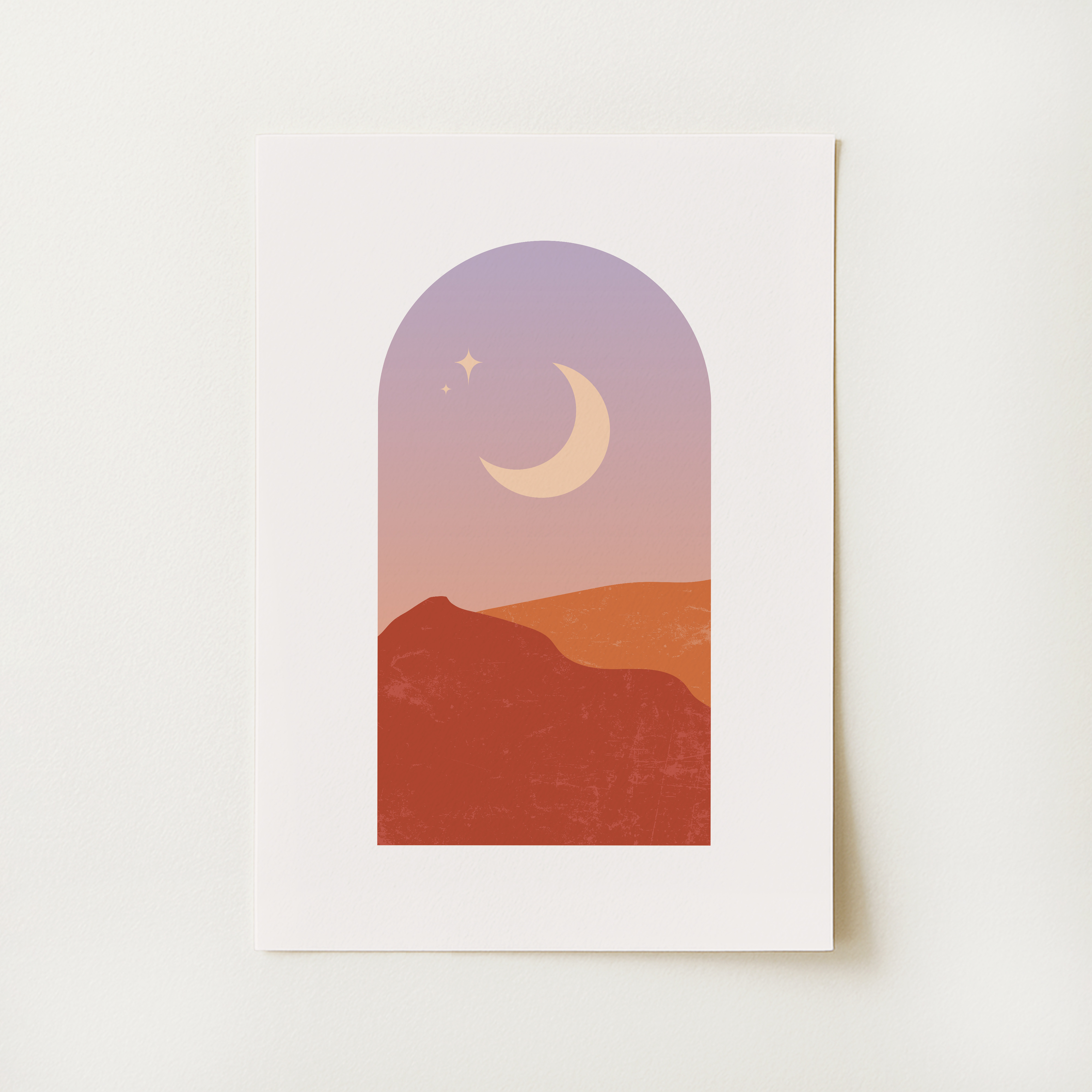 Desert Moon Print