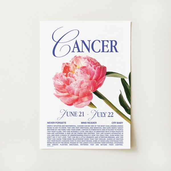 Cancer Zodiac Print