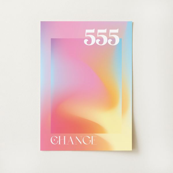 Angel Number 555 Change Print
