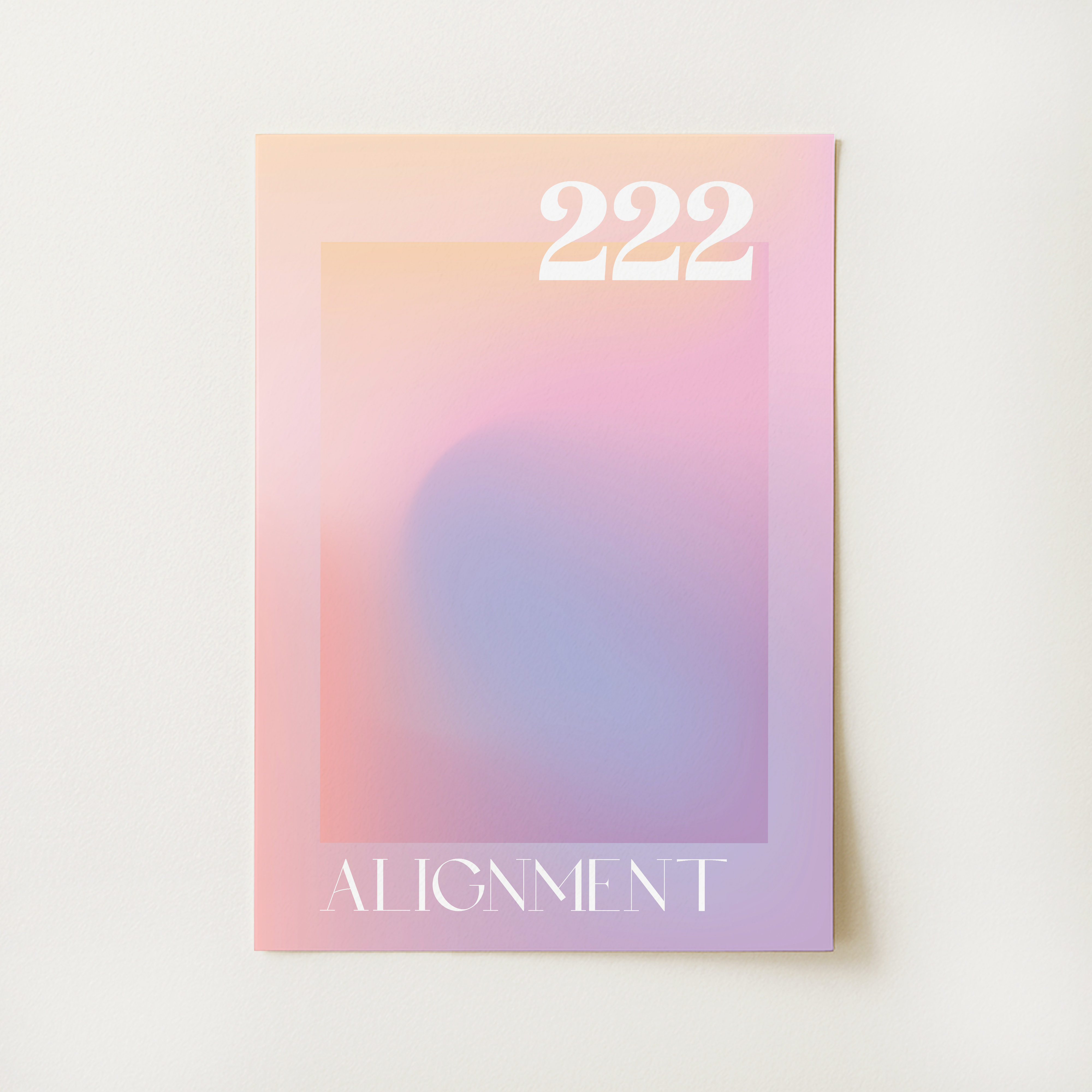 Angel Number 222 Alignment Print
