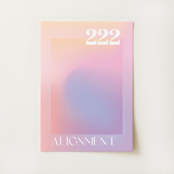 Angel Number 222 Alignment Print