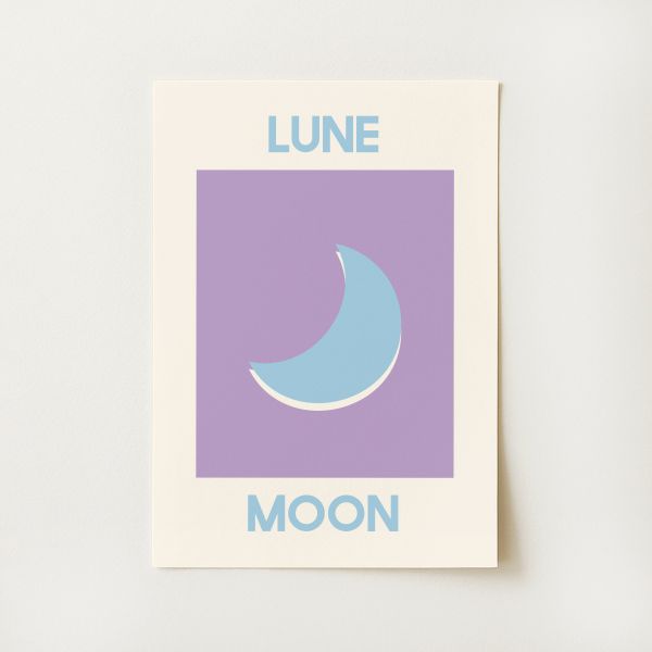 Lune Moon Print