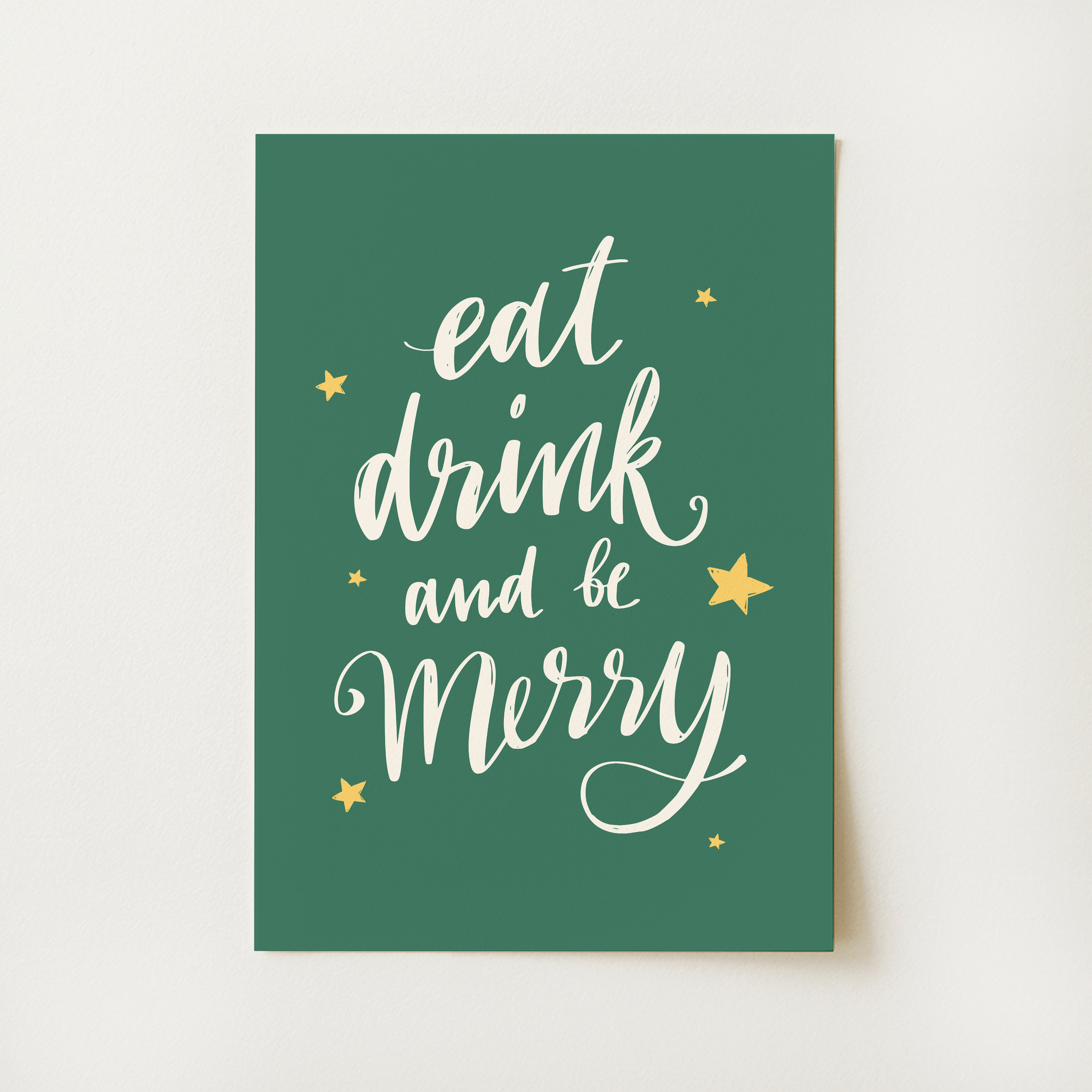 Eat Drink And Be Merry Print