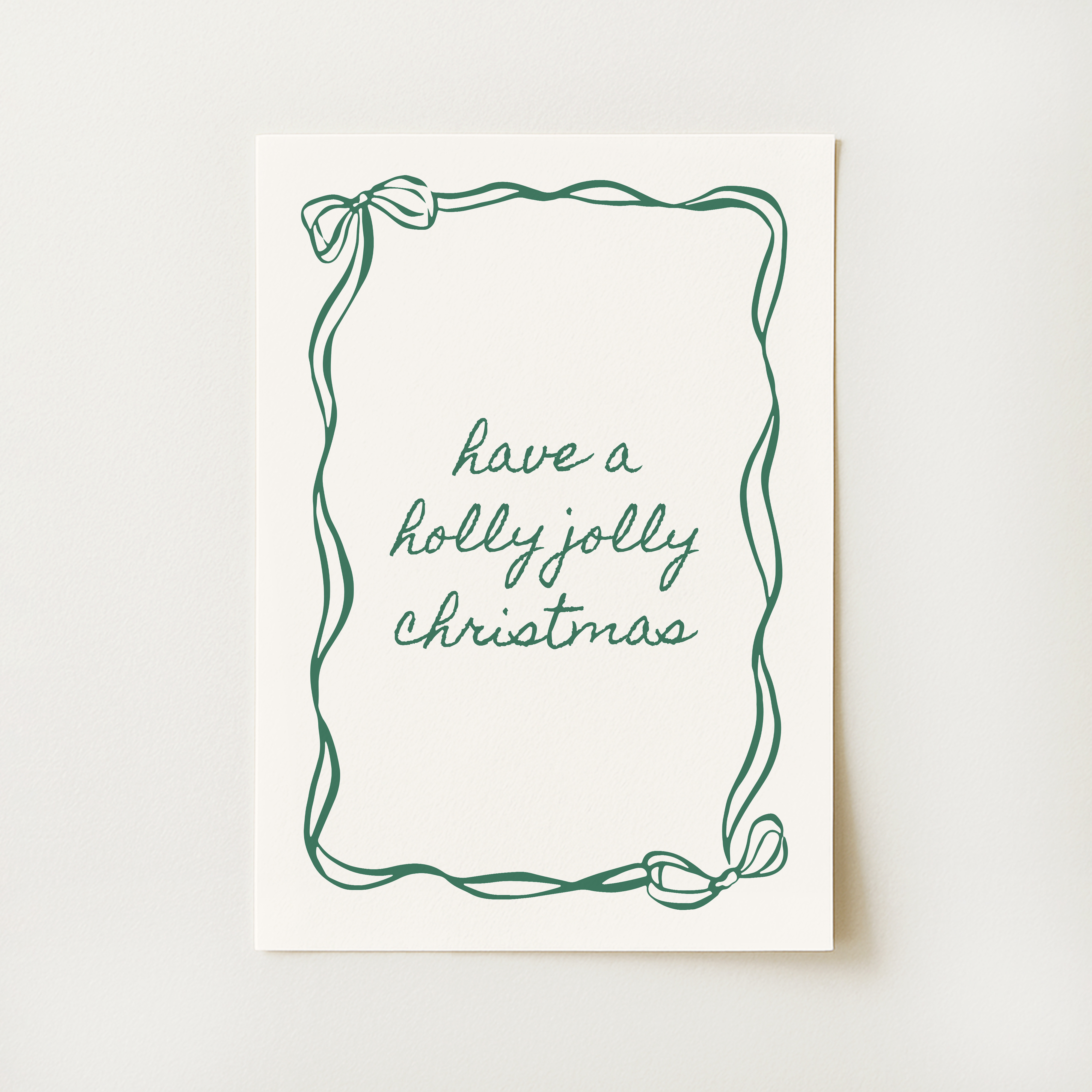 Holly Jolly Christmas Print