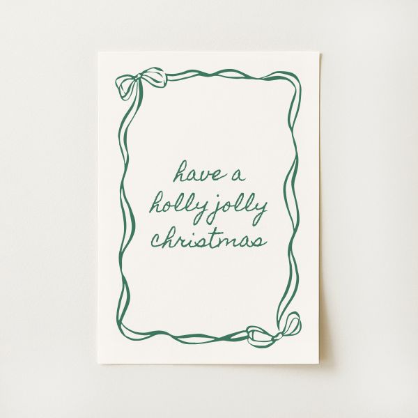 Holly Jolly Christmas Print