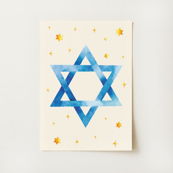 Star of David Print