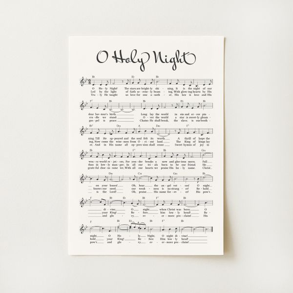 O Holy Night Print